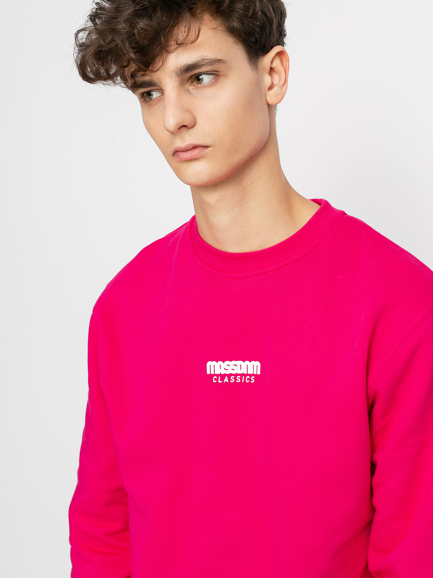 Bluza MassDnm Classics Small Logo (magenta)