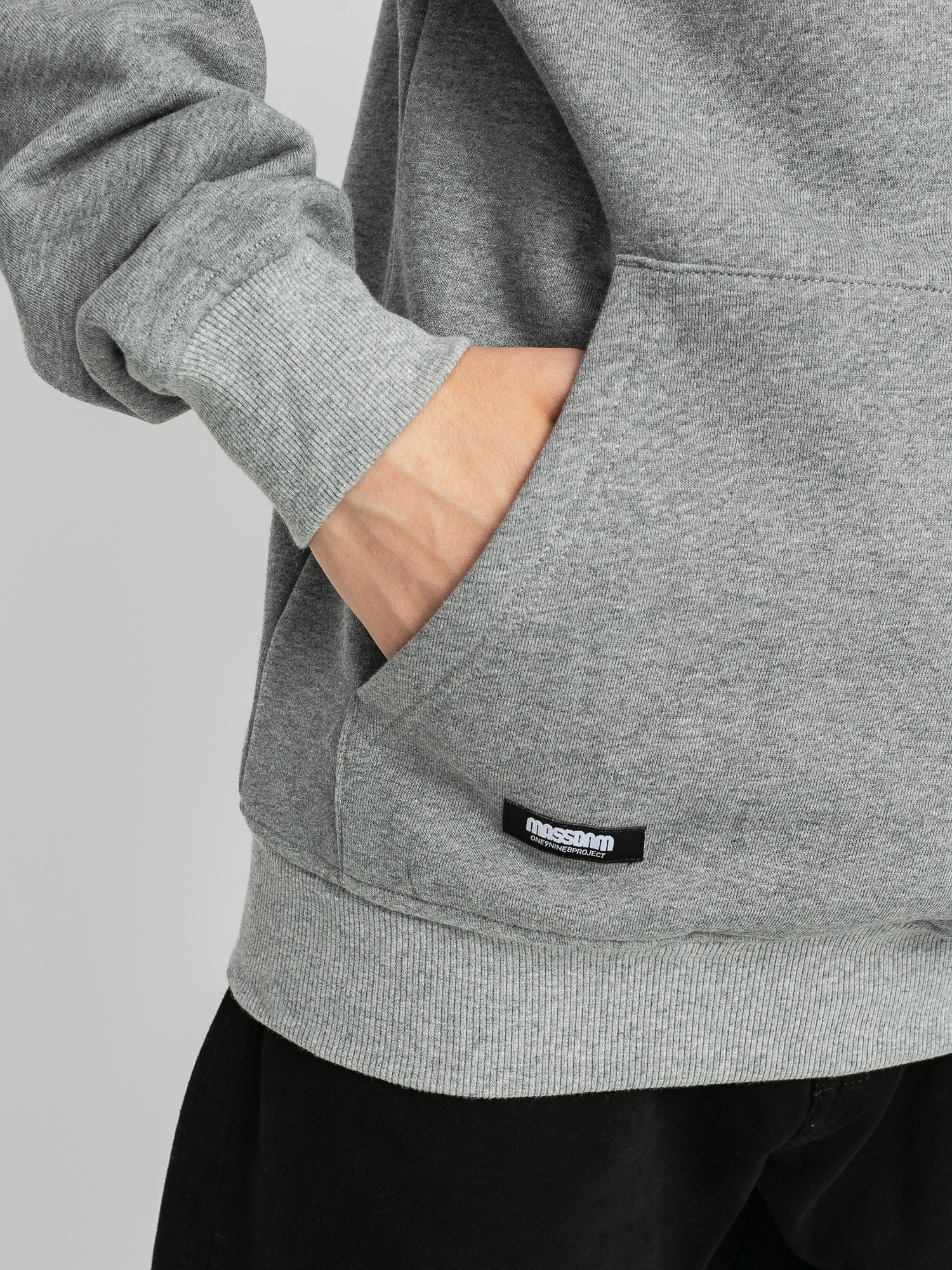 Bluza z kapturem MassDnm Classics Small Logo HD (lt heather grey)