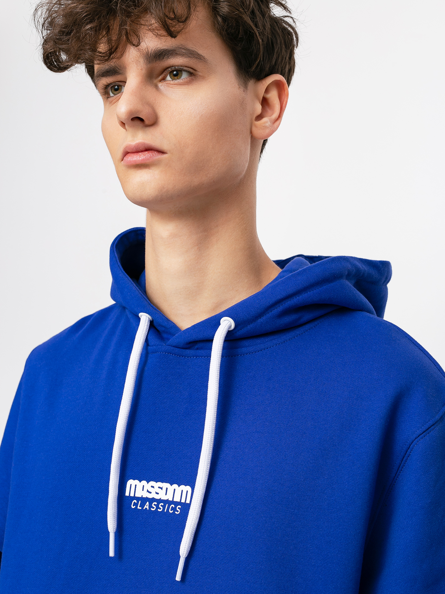 Bluza z kapturem MassDnm Classics Small Logo HD (royal)