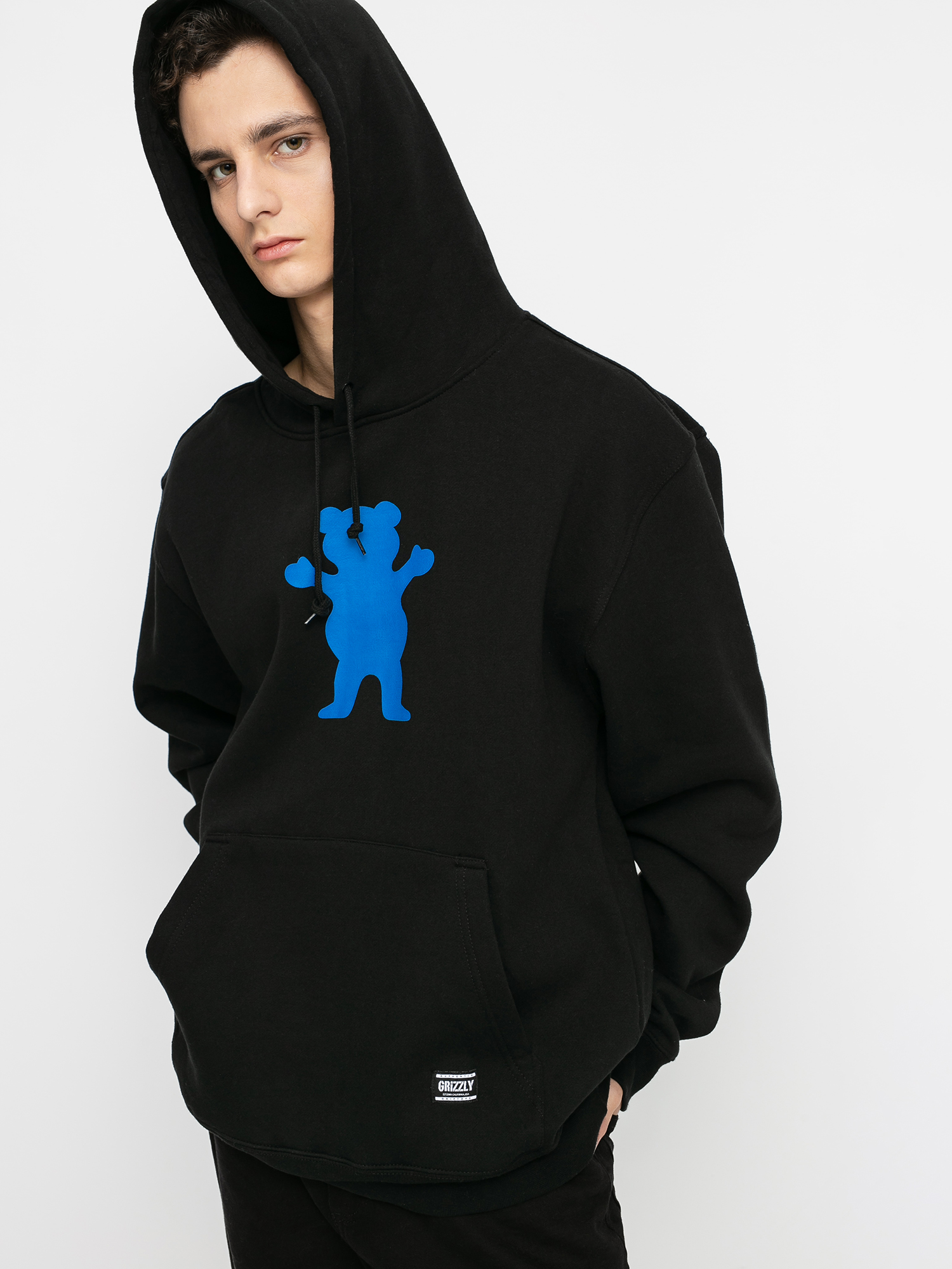 Bluza z kapturem Grizzly Griptape Og Bear HD (black)