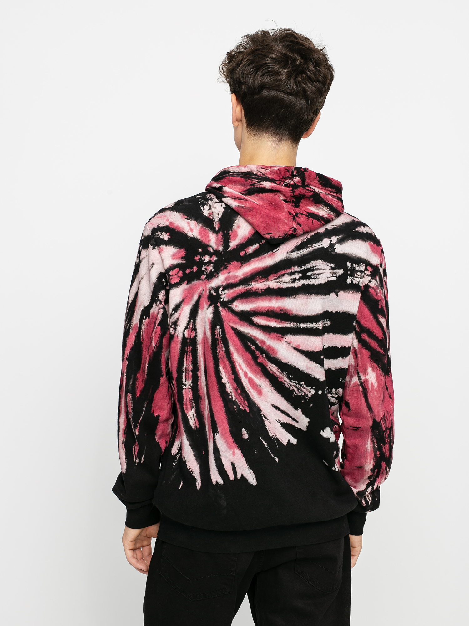 Bluza z kapturem Grizzly Griptape Embroidered Fruit Punch HD (pink tie dye)
