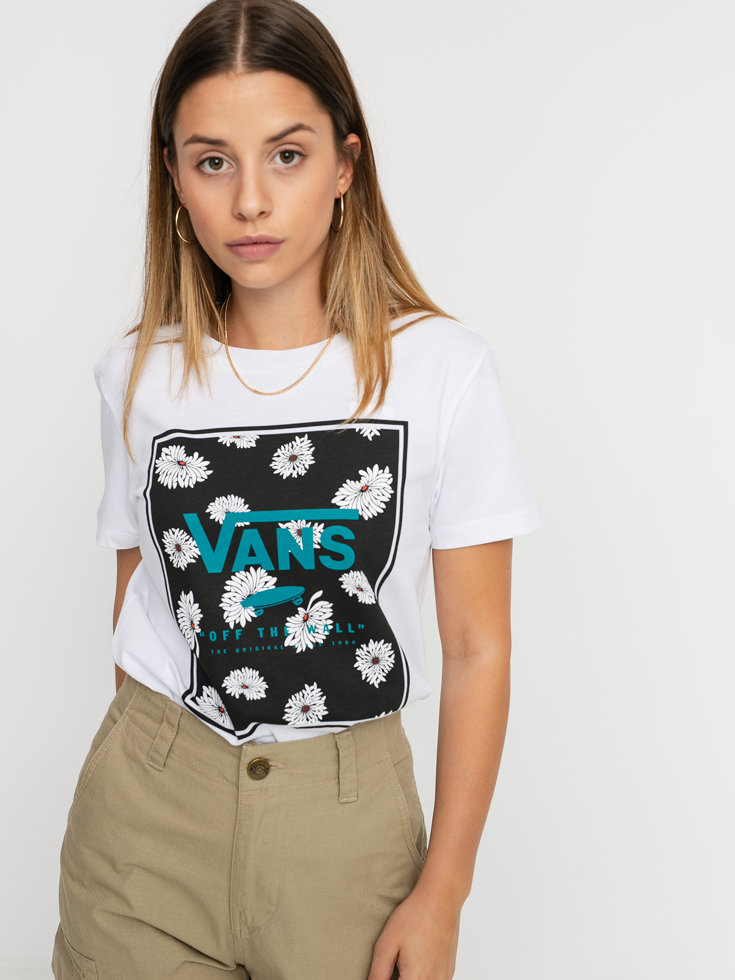 T-shirt Vans Boxed In Flop Wmn (white)