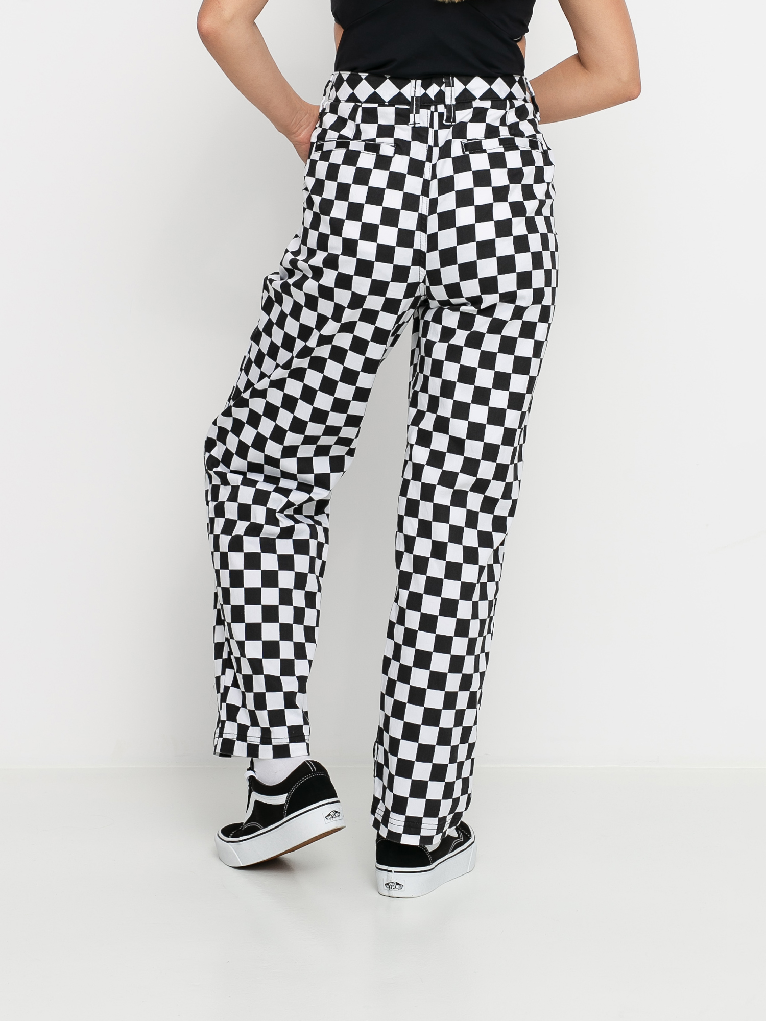 Spodnie Vans Authentic Chino Print Wmn (checkerboard)