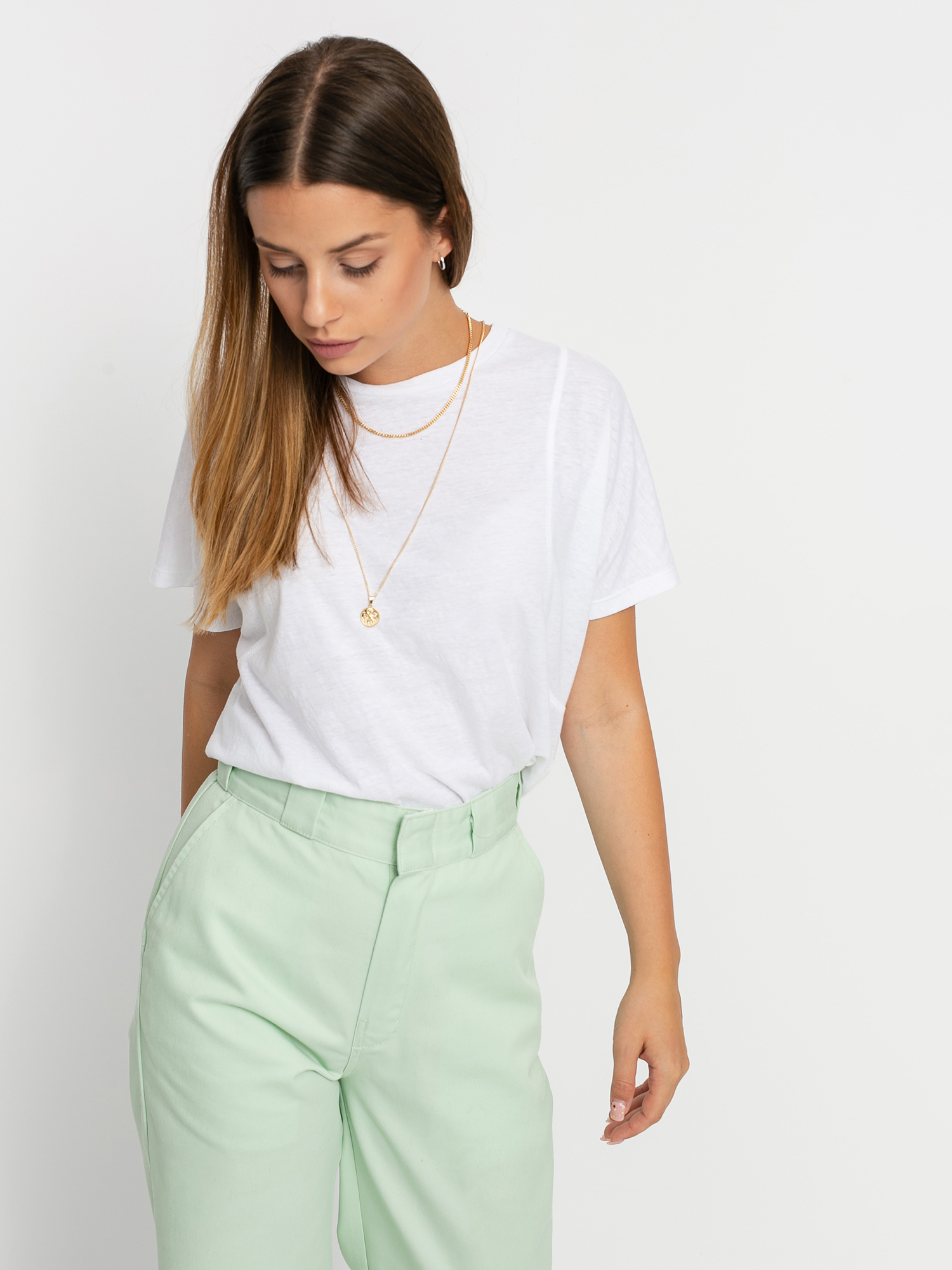 T-shirt Volcom Burny Wmn (white)