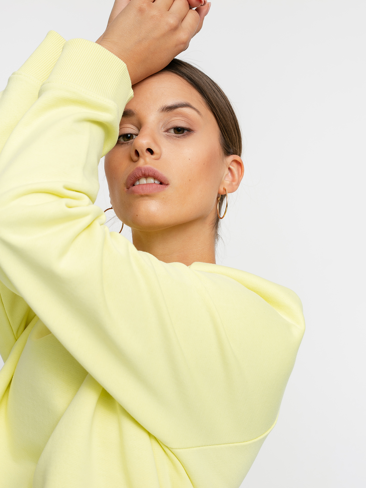 Bluza Vans Flying V Ft Boxy Wmn (yellow pear)