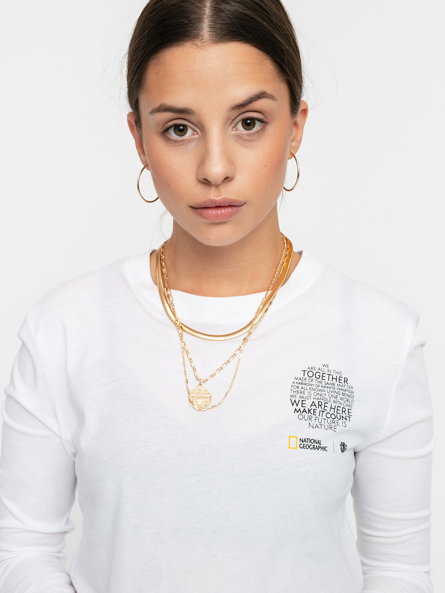 Longsleeve Element Nat Geo Wmn (white)