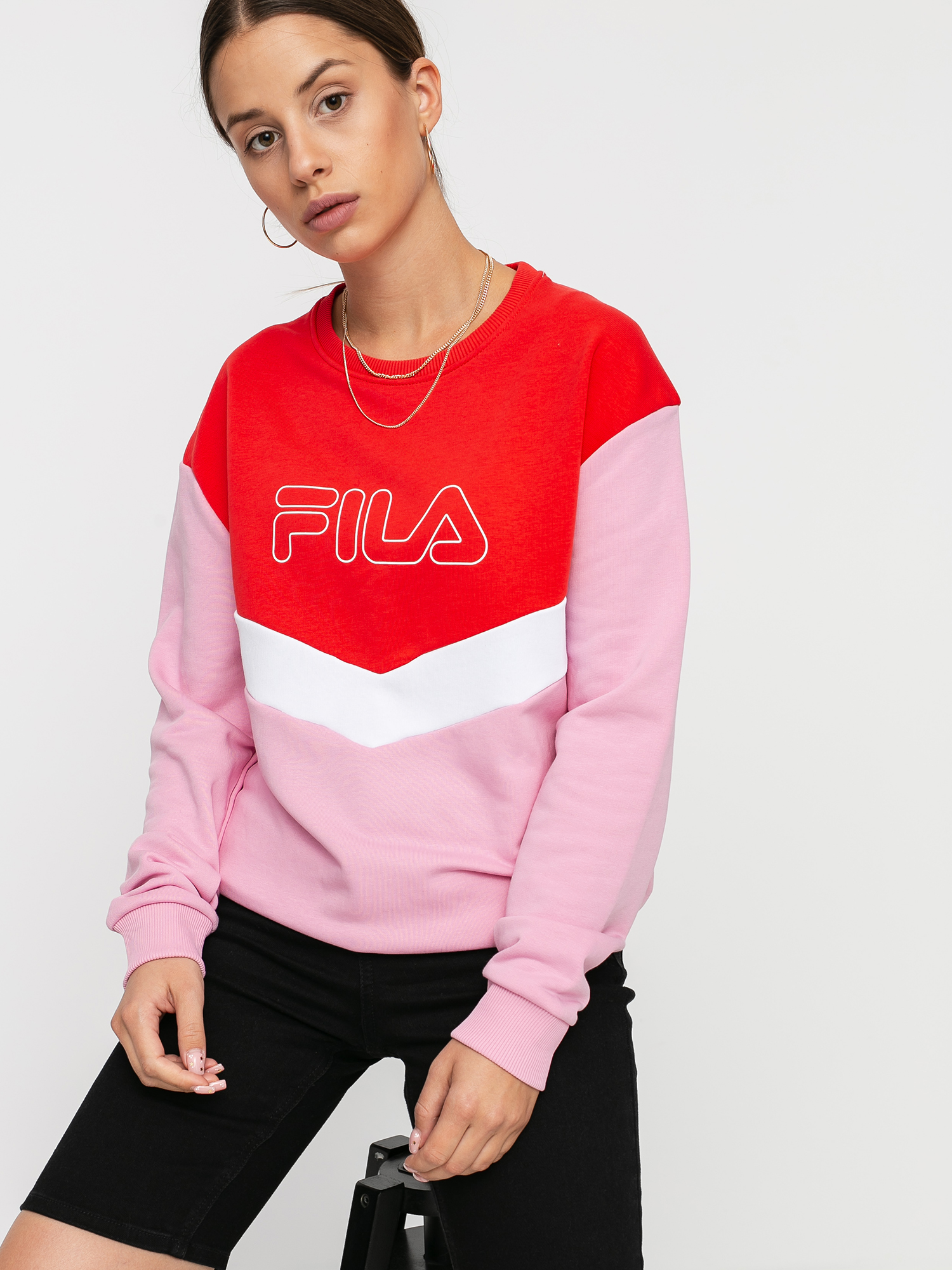 Bluza Fila Ladina Wmn (lilac sachet/poppy red/bright white)