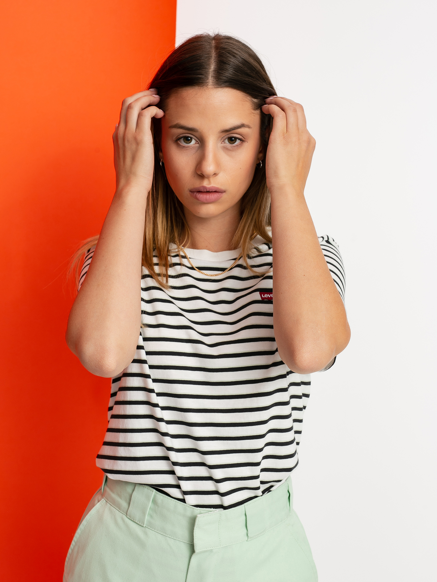 T-shirt Levi's® Perfect Wmn (benitoite cloud dancer)