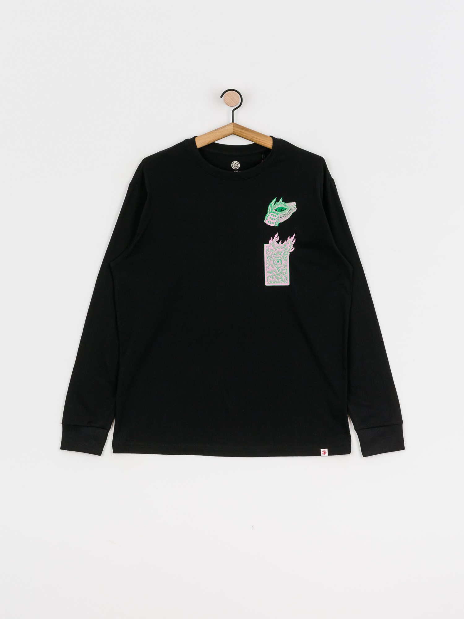 Longsleeve Element Space Typhoon (flint black)