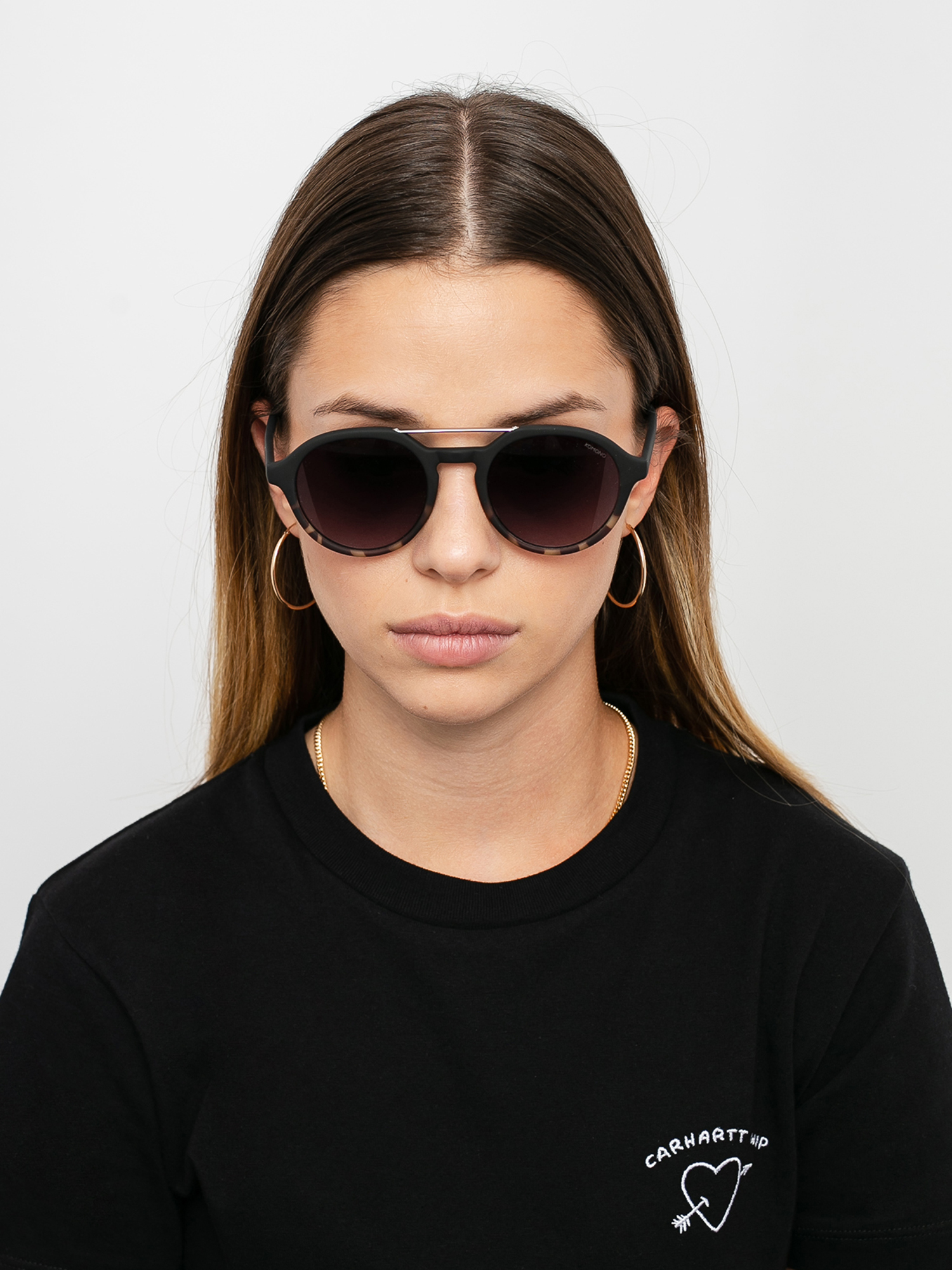 Okulary przeciwsłoneczne Komono Harper (matte black tortoise)