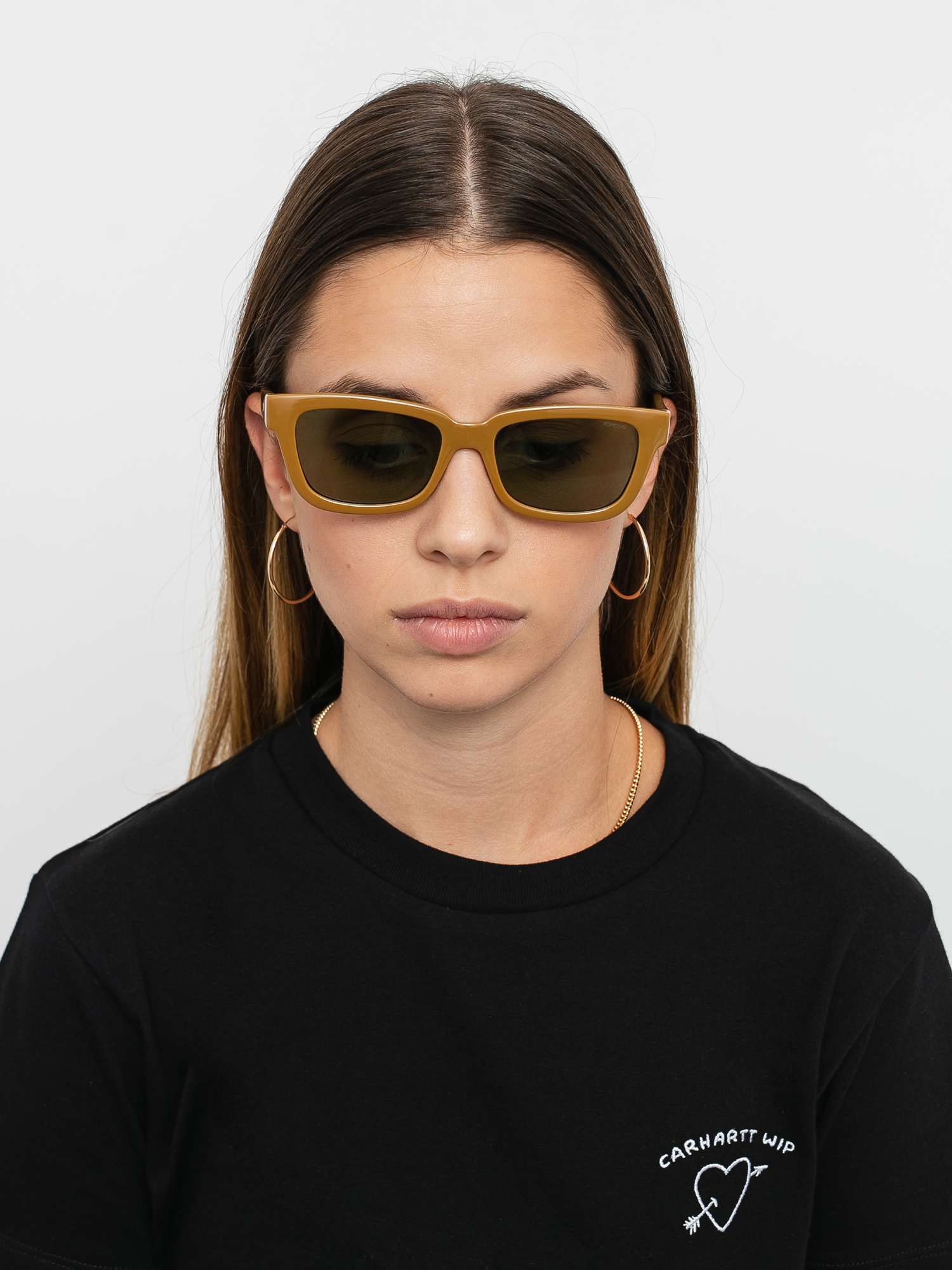 Okulary przeciwsłoneczne Komono Rocco X Obey (caramel)