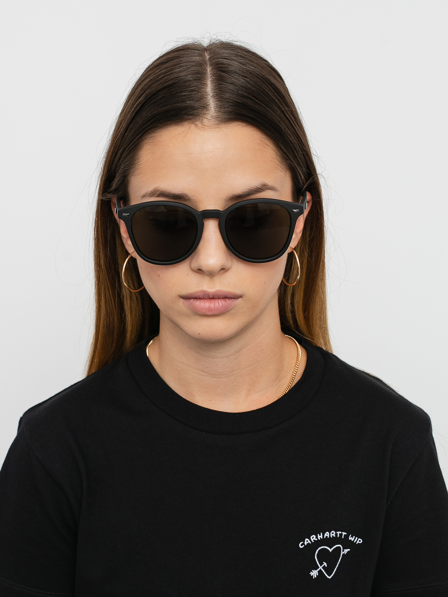 Okulary przeciwsłoneczne Le Specs Bandwagon (black rubber)
