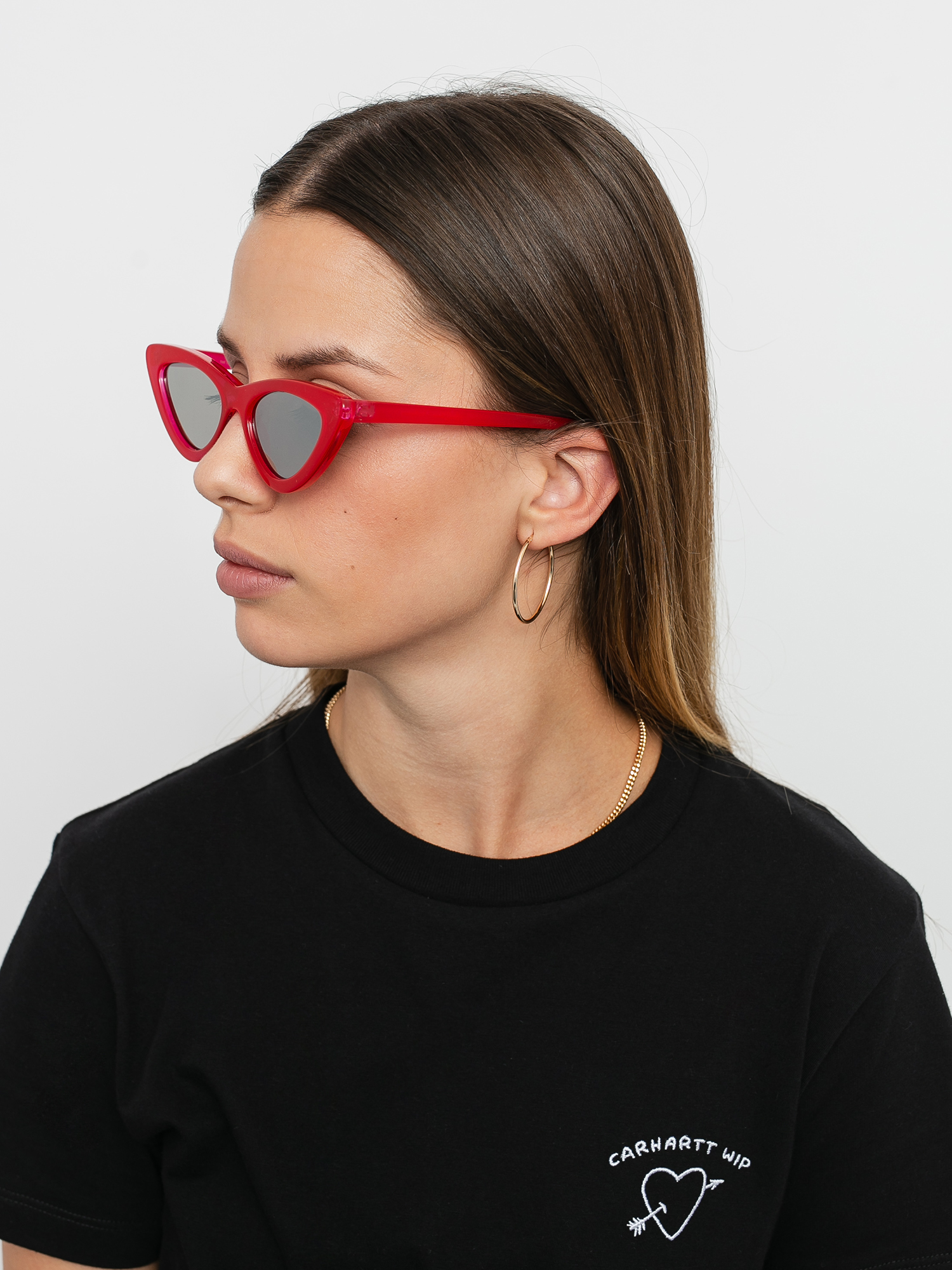Okulary przeciwsłoneczne Le Specs X Adam Selman The Last Lolita (opaque red)