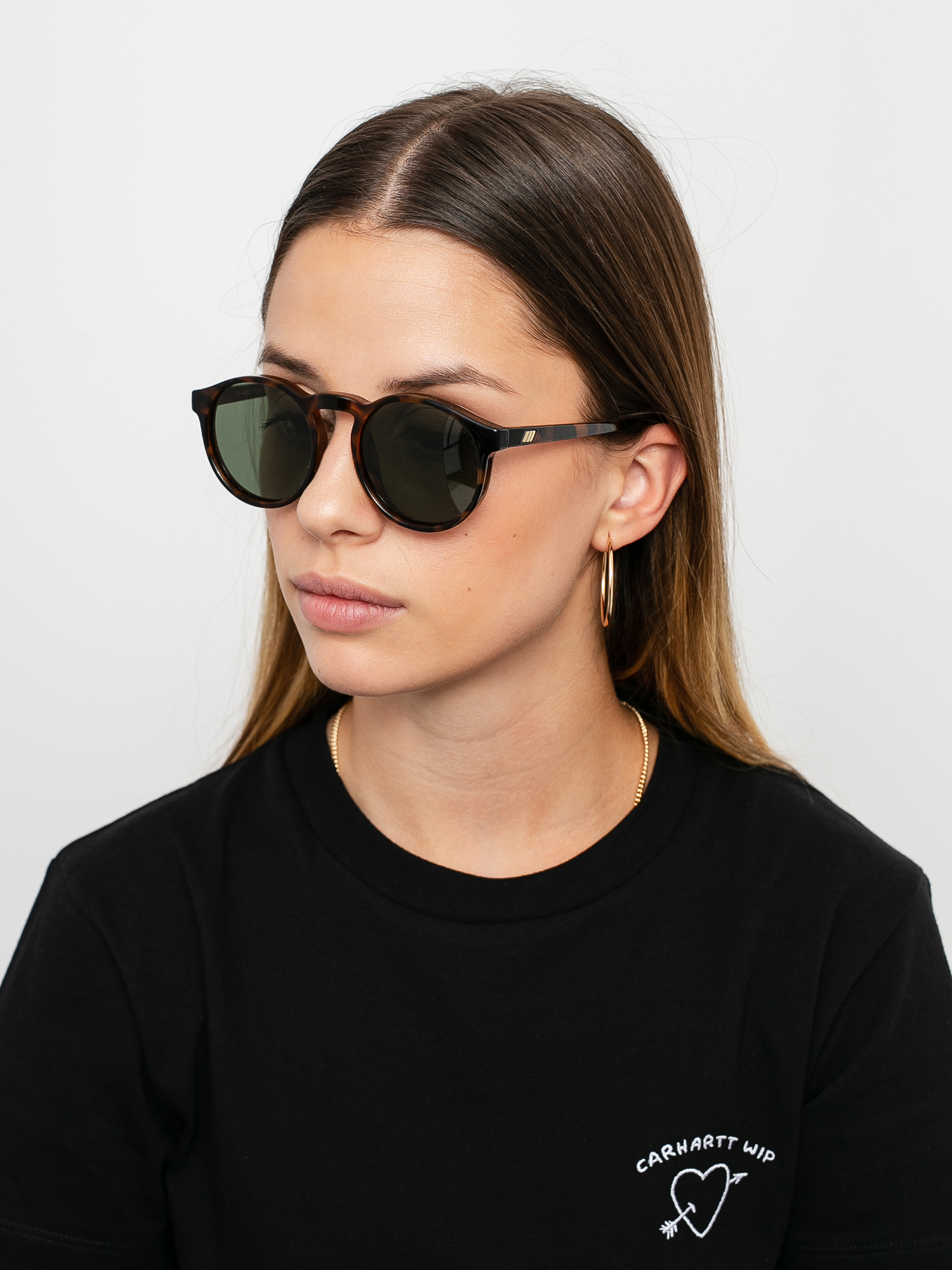 Okulary przeciwsłoneczne Le Specs Cubanos (milky tort)