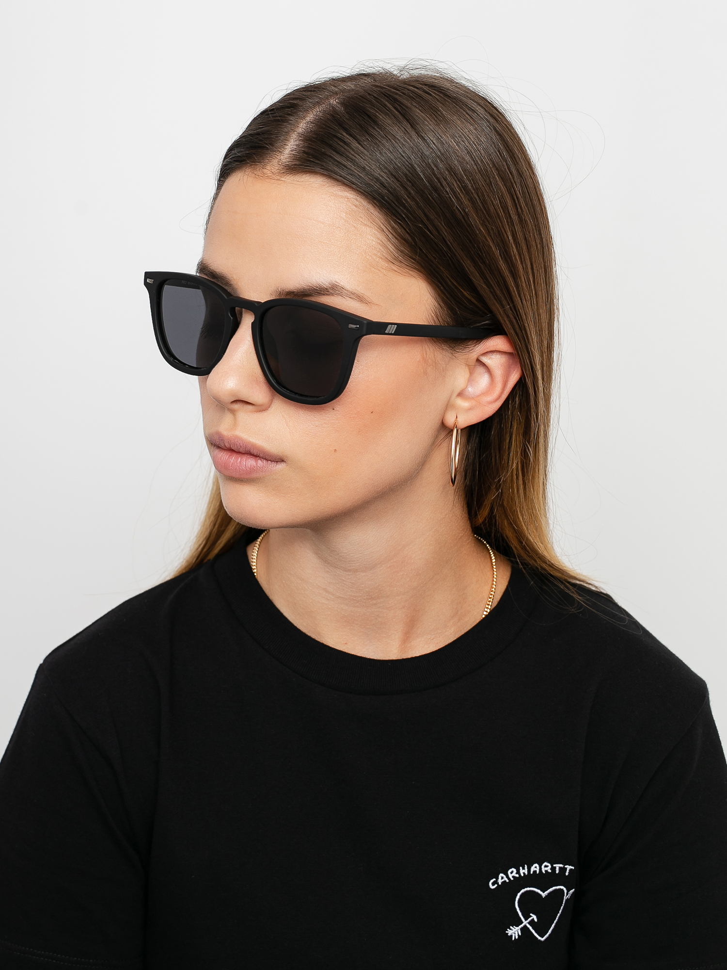 Okulary przeciwsłoneczne Le Specs No Biggie (black rubber)