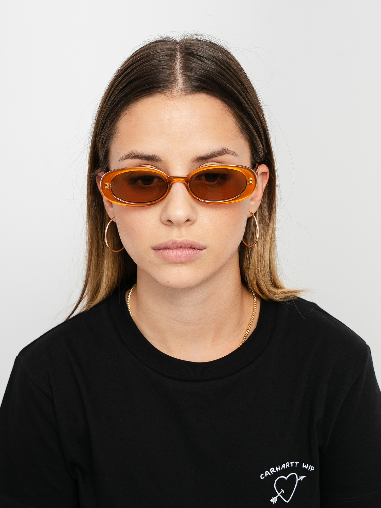 Okulary przeciwsłoneczne Le Specs Outta Love (caramel)