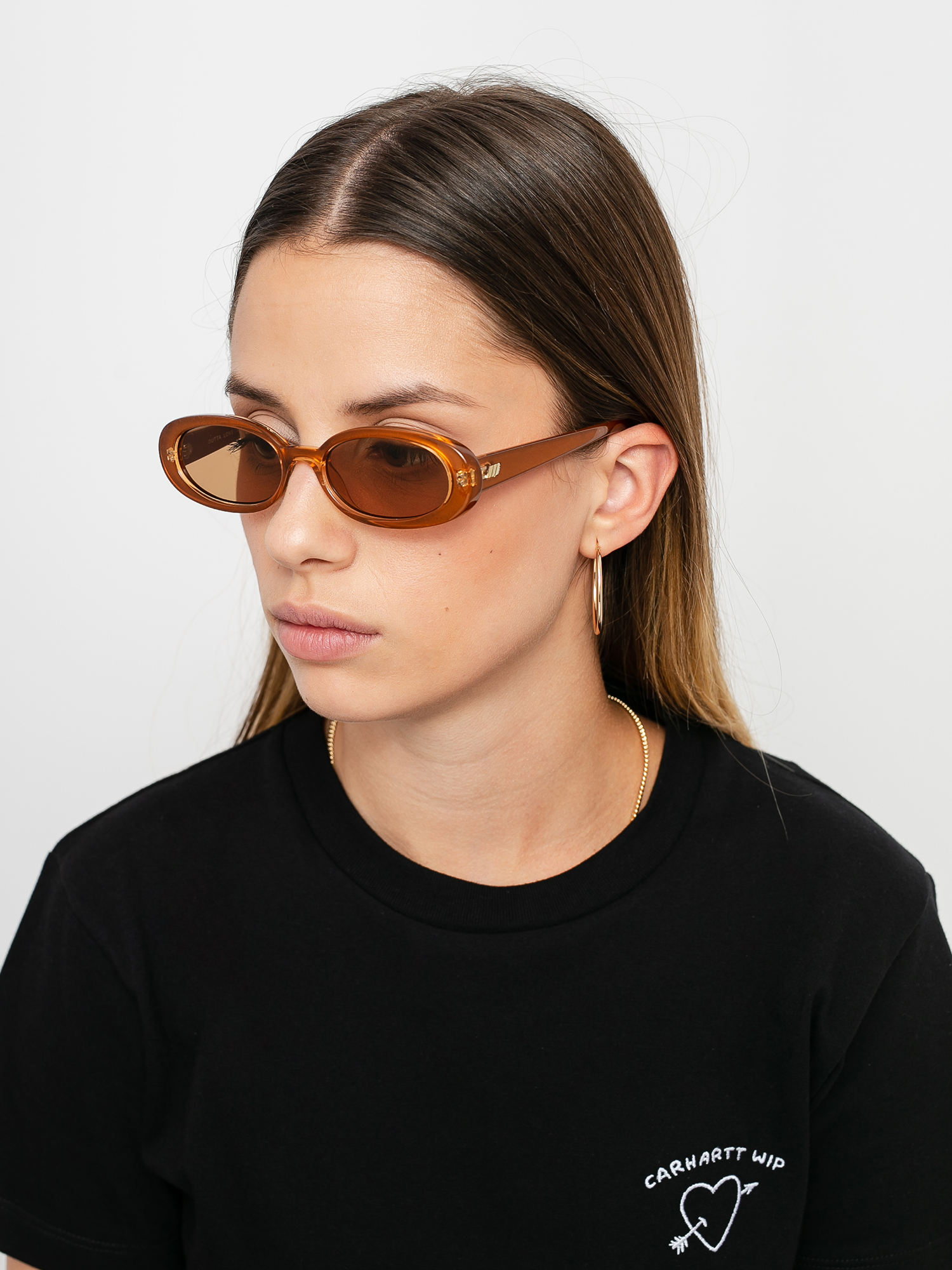 Okulary przeciwsłoneczne Le Specs Outta Love (caramel)