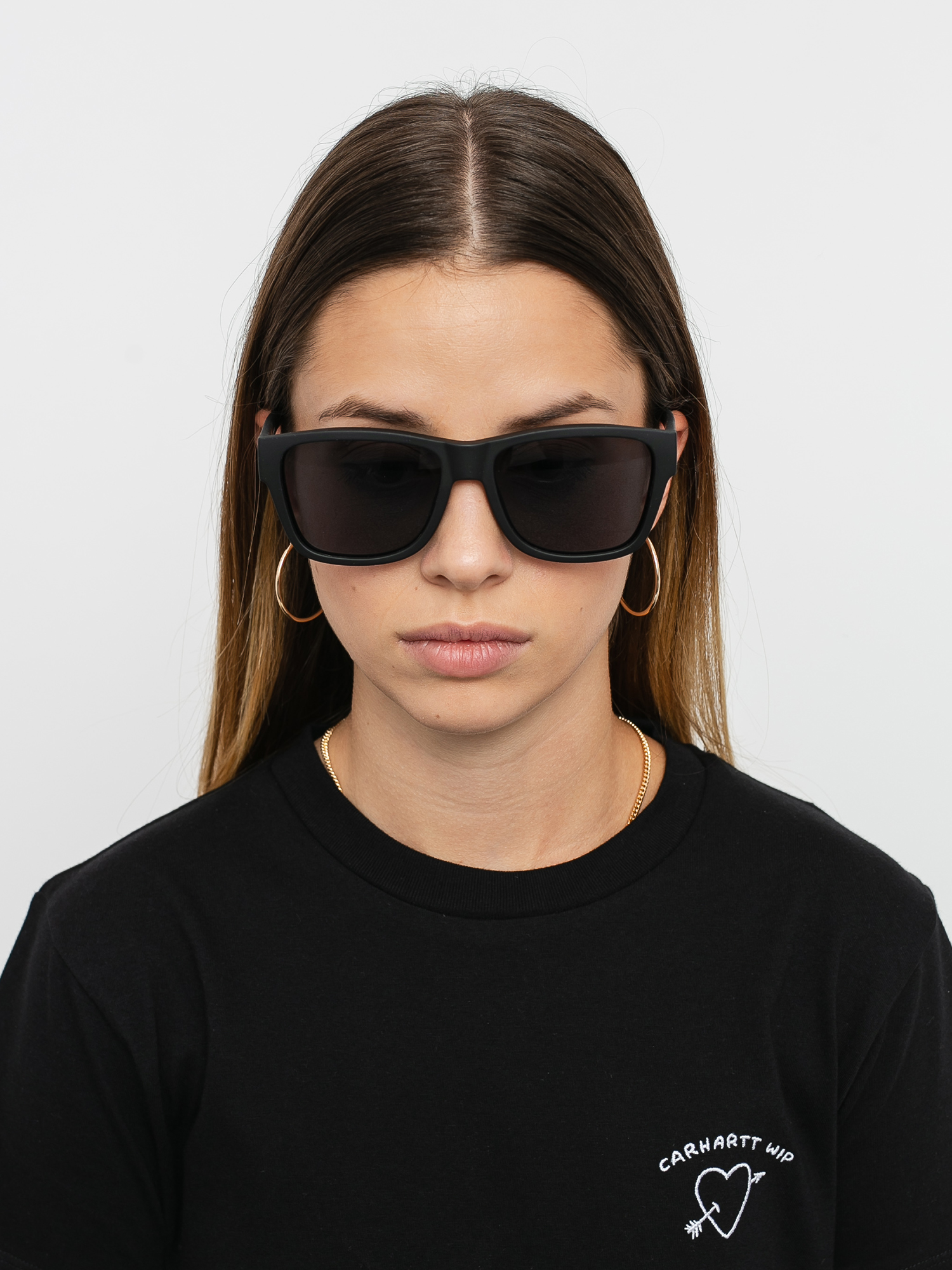 Okulary przeciwsłoneczne Le Specs The Force (black rubber/smoke mono polarizzed)