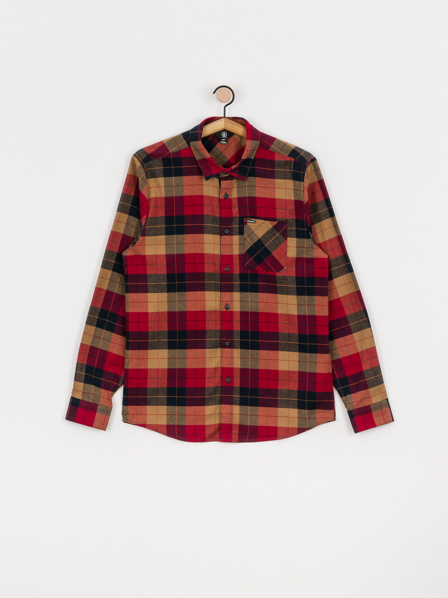 Koszula Volcom Caden Plaid (rio red)