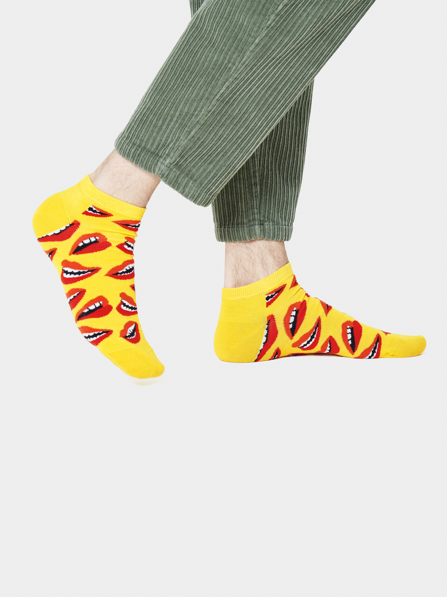 Skarpetki Happy Socks Lips Low (yellow)