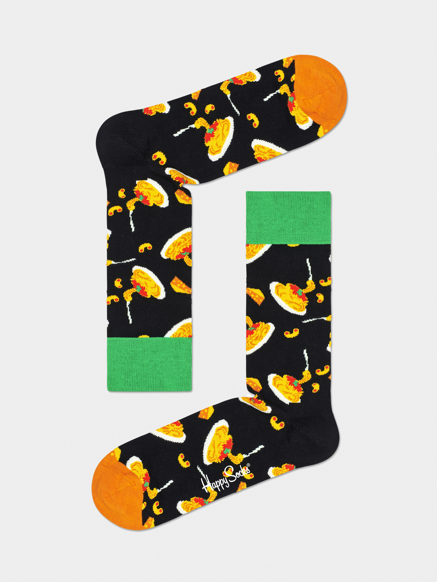 Skarpetki Happy Socks Mac & Cheese (black/green/orange)