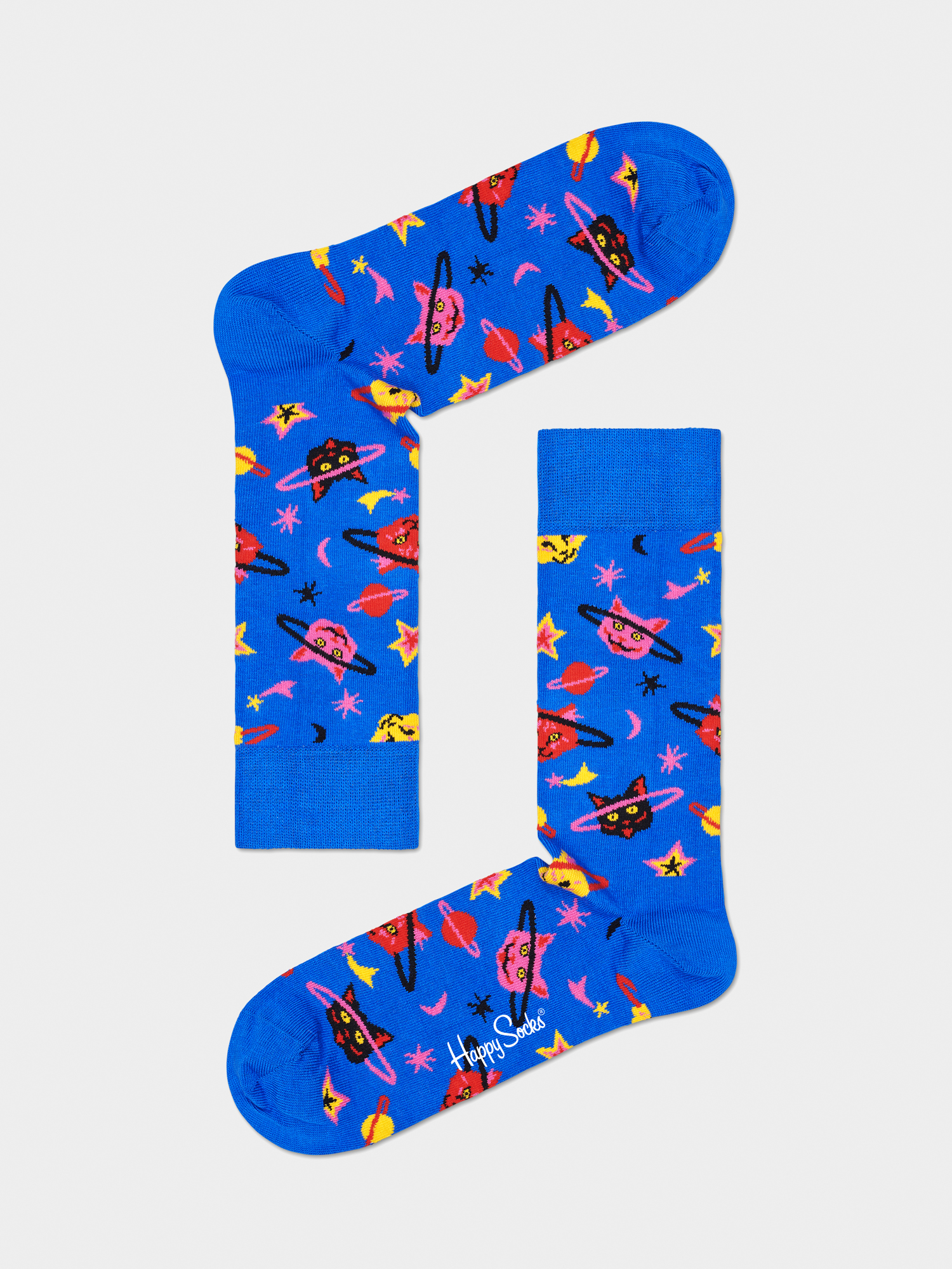 Skarpetki Happy Socks Space Cat (blue)