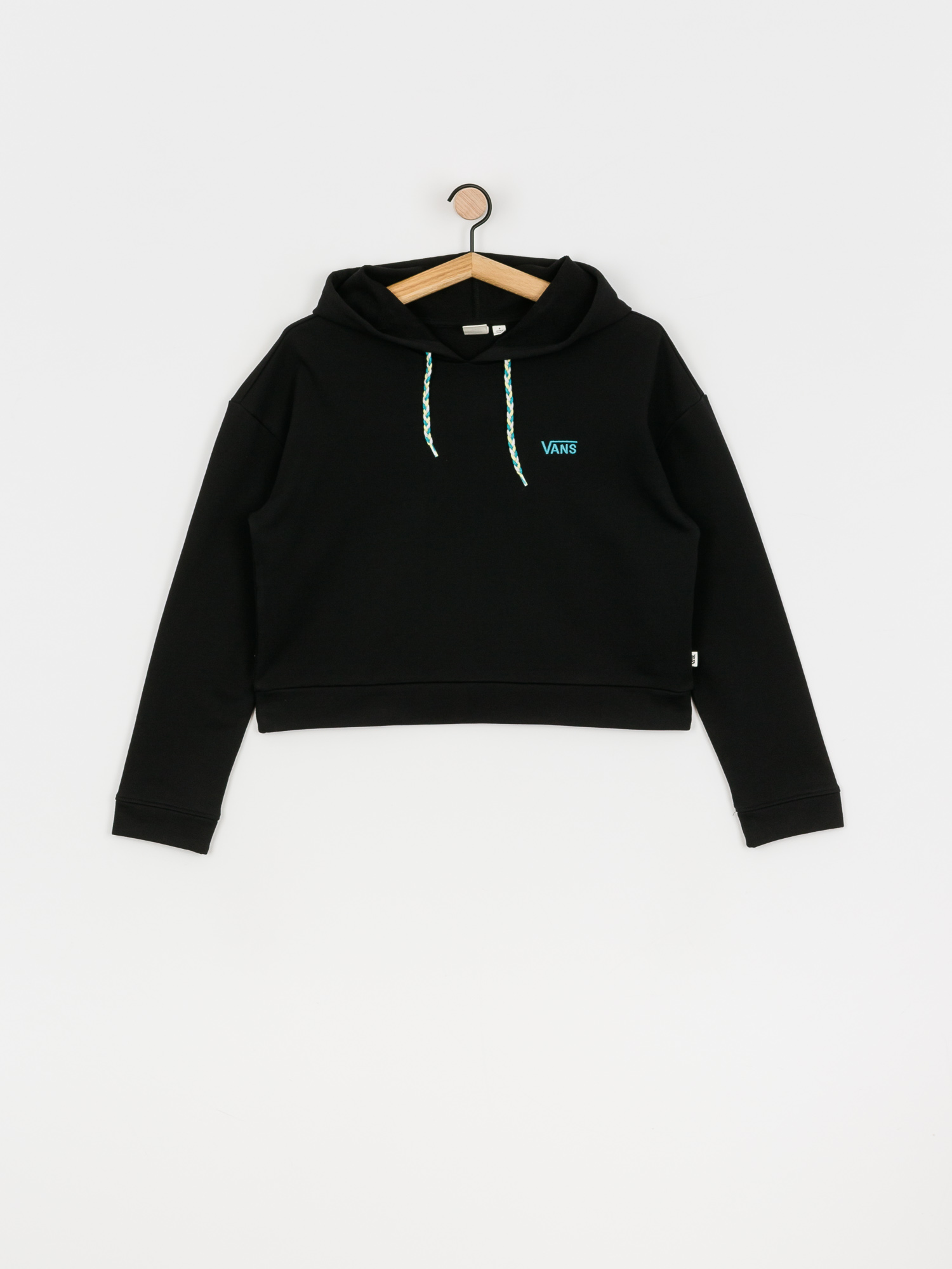 Bluza z kapturem Vans Junior V Ft HD Wmn (black/enamel blue)