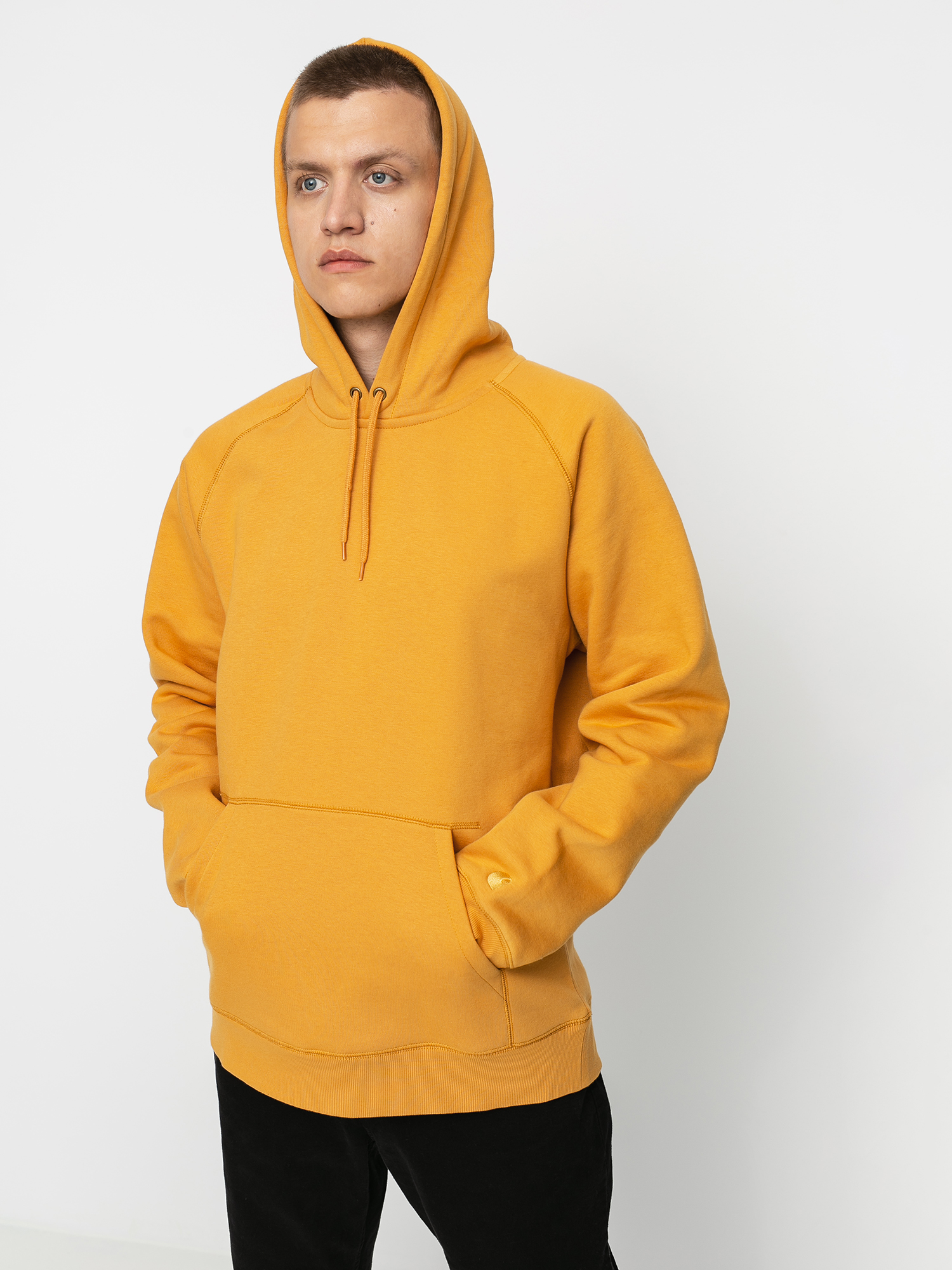 Bluza z kapturem Carhartt WIP Chase HD (winter sun/gold)