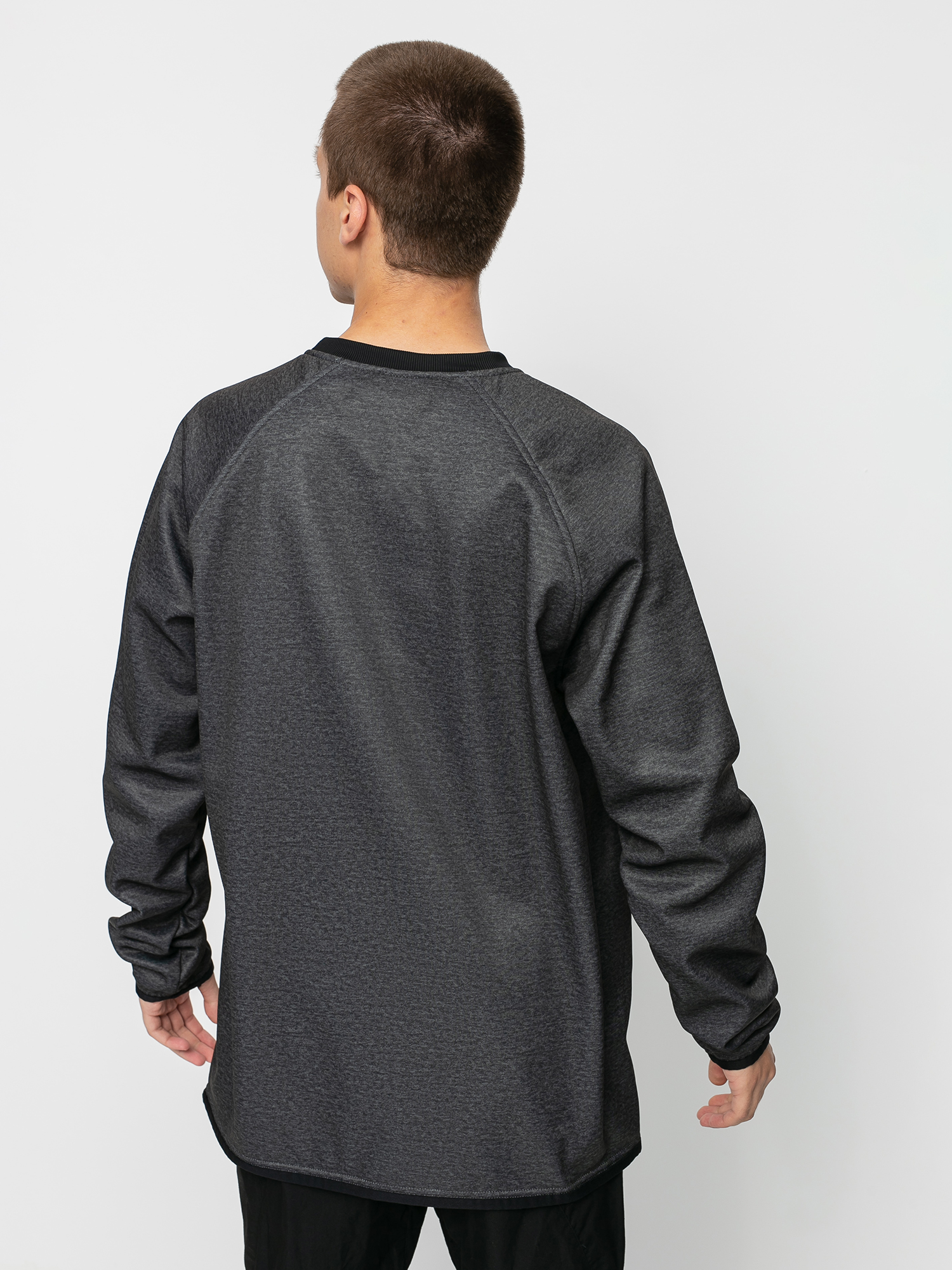 Męska Bluza aktywna Burton Crown Weatherproof (true black heather)