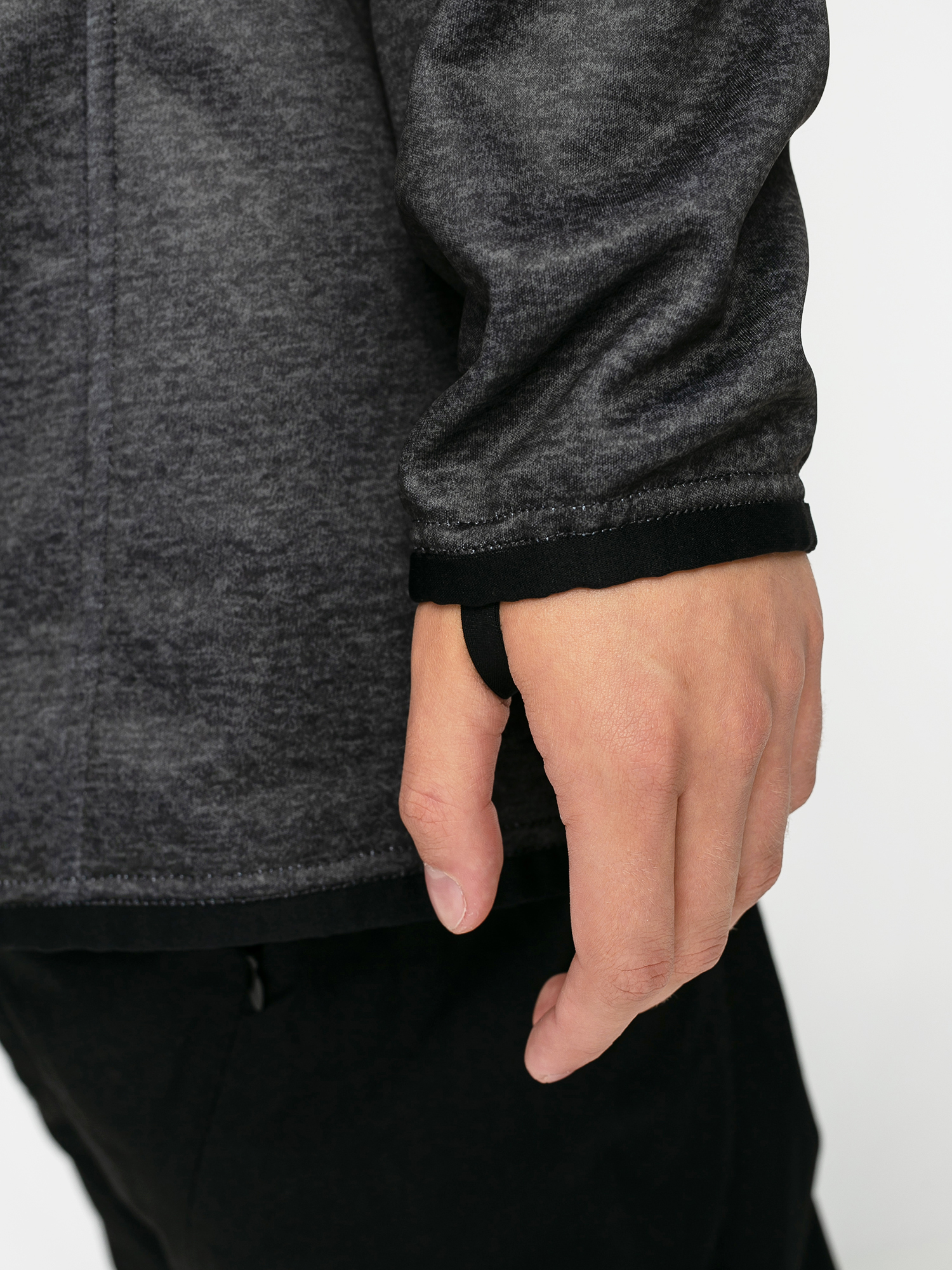 Męska Bluza aktywna Burton Crown Weatherproof (true black heather)