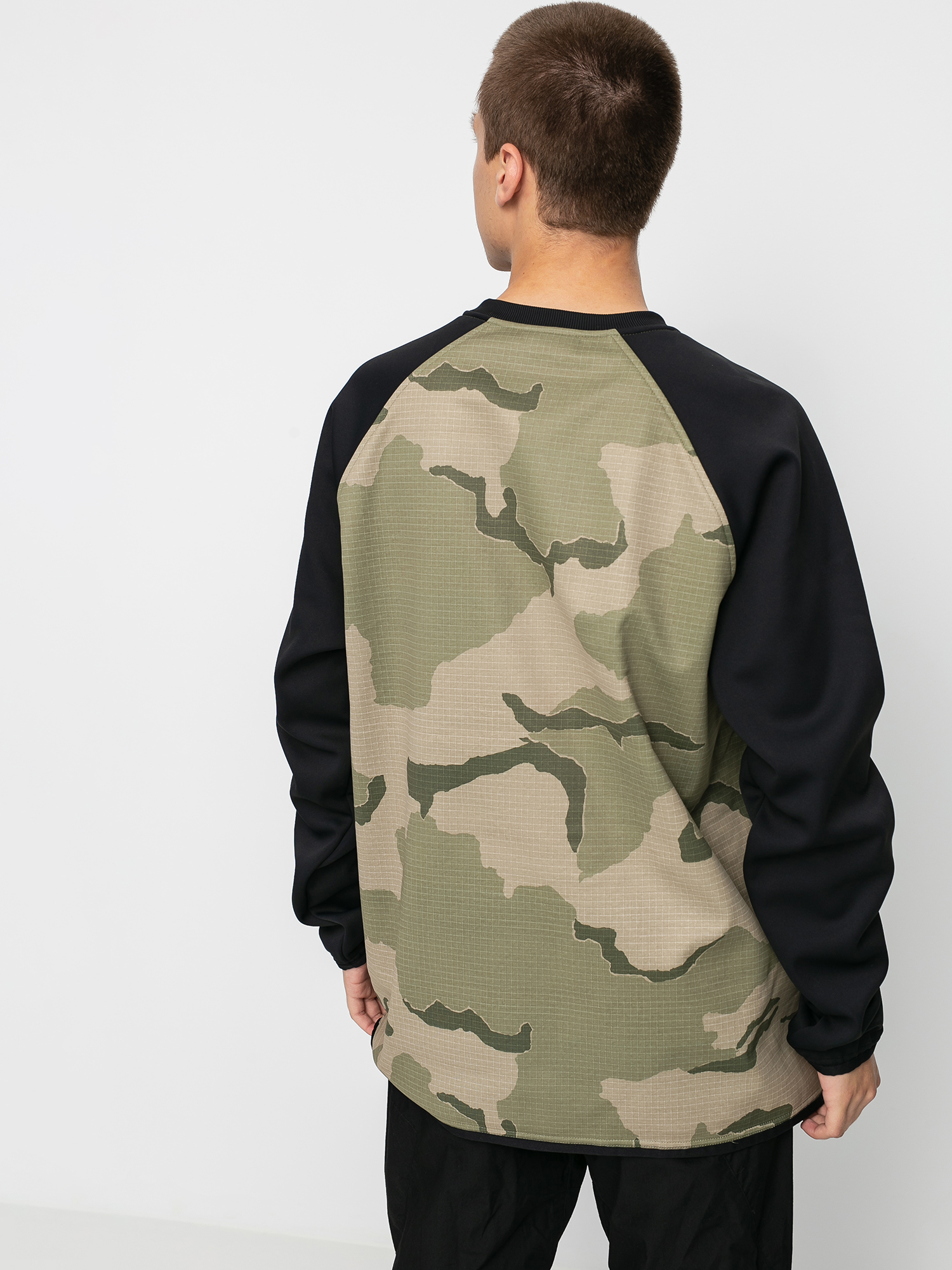 Męska Bluza aktywna Burton Crown Weatherproof (barren camo/true black)