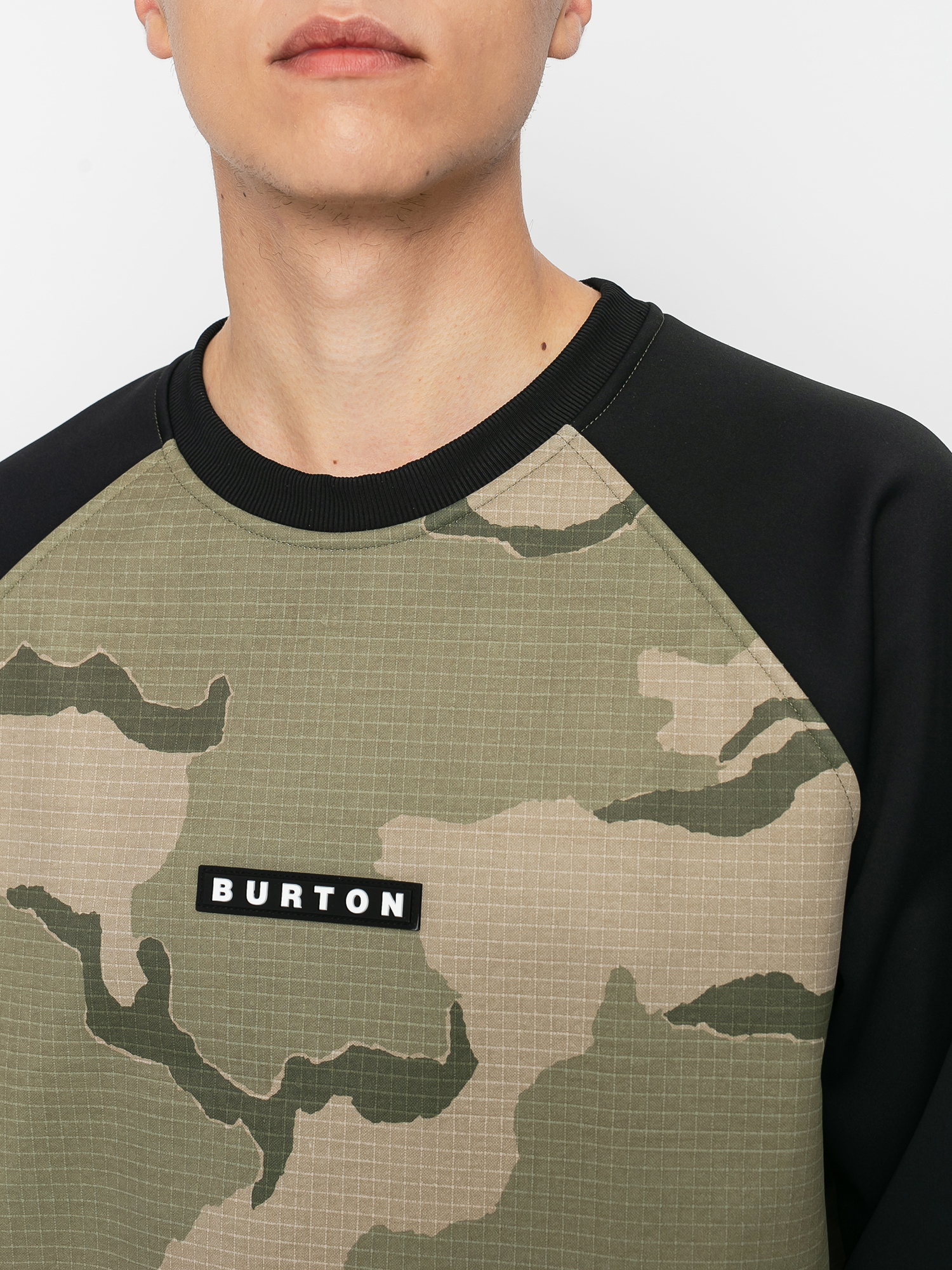 Męska Bluza aktywna Burton Crown Weatherproof (barren camo/true black)
