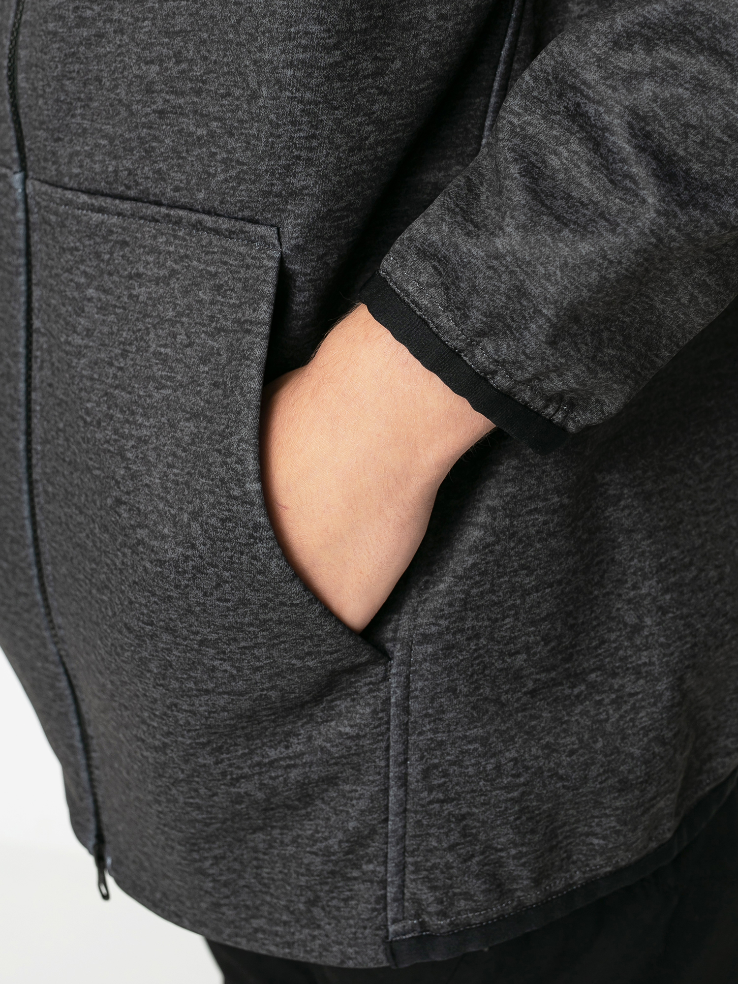 Męska Bluza aktywna Burton Crown Weatherproof ZHD (true black heather)