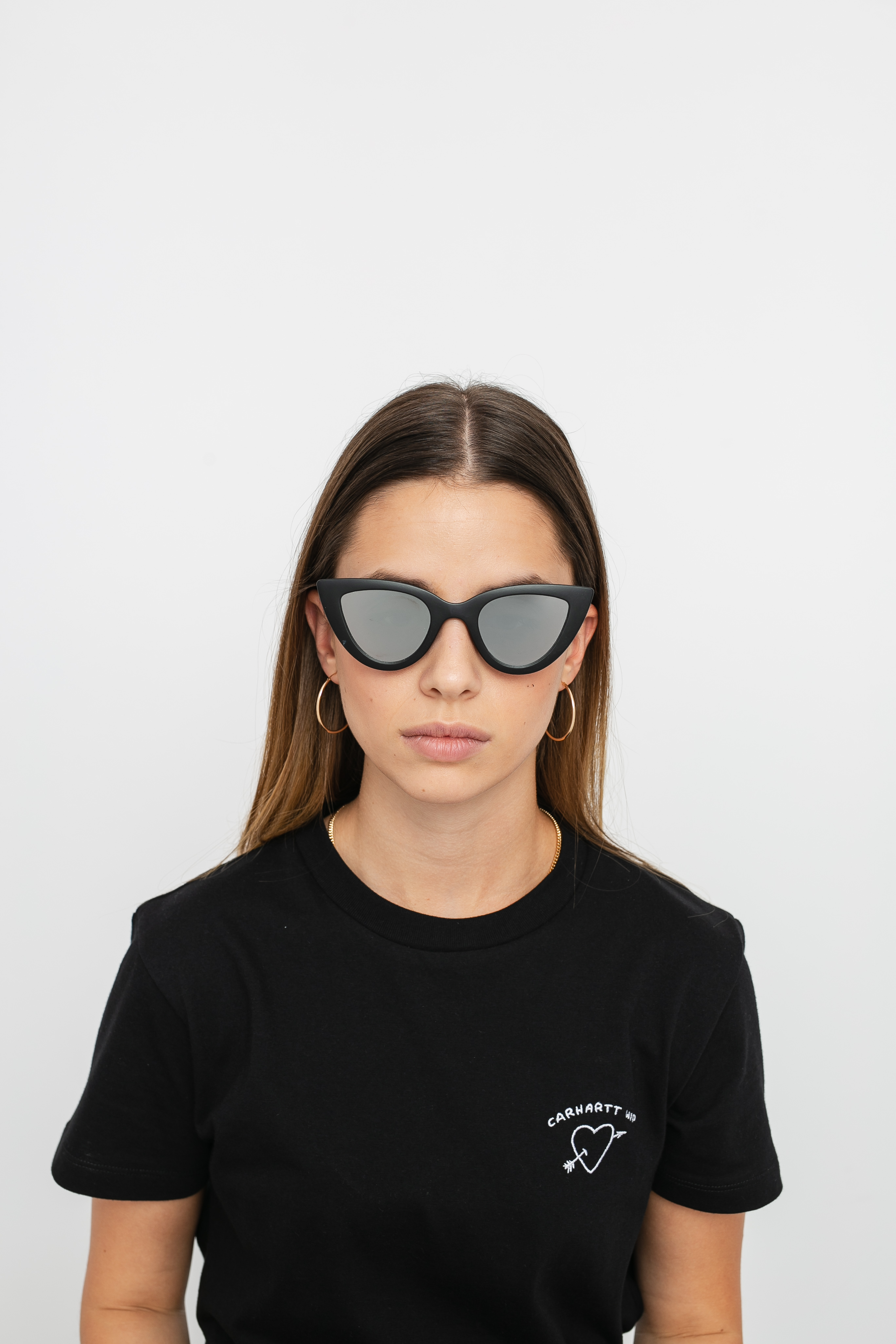 Okulary przeciwsłoneczne Vans Retro Cat Wmn (black)