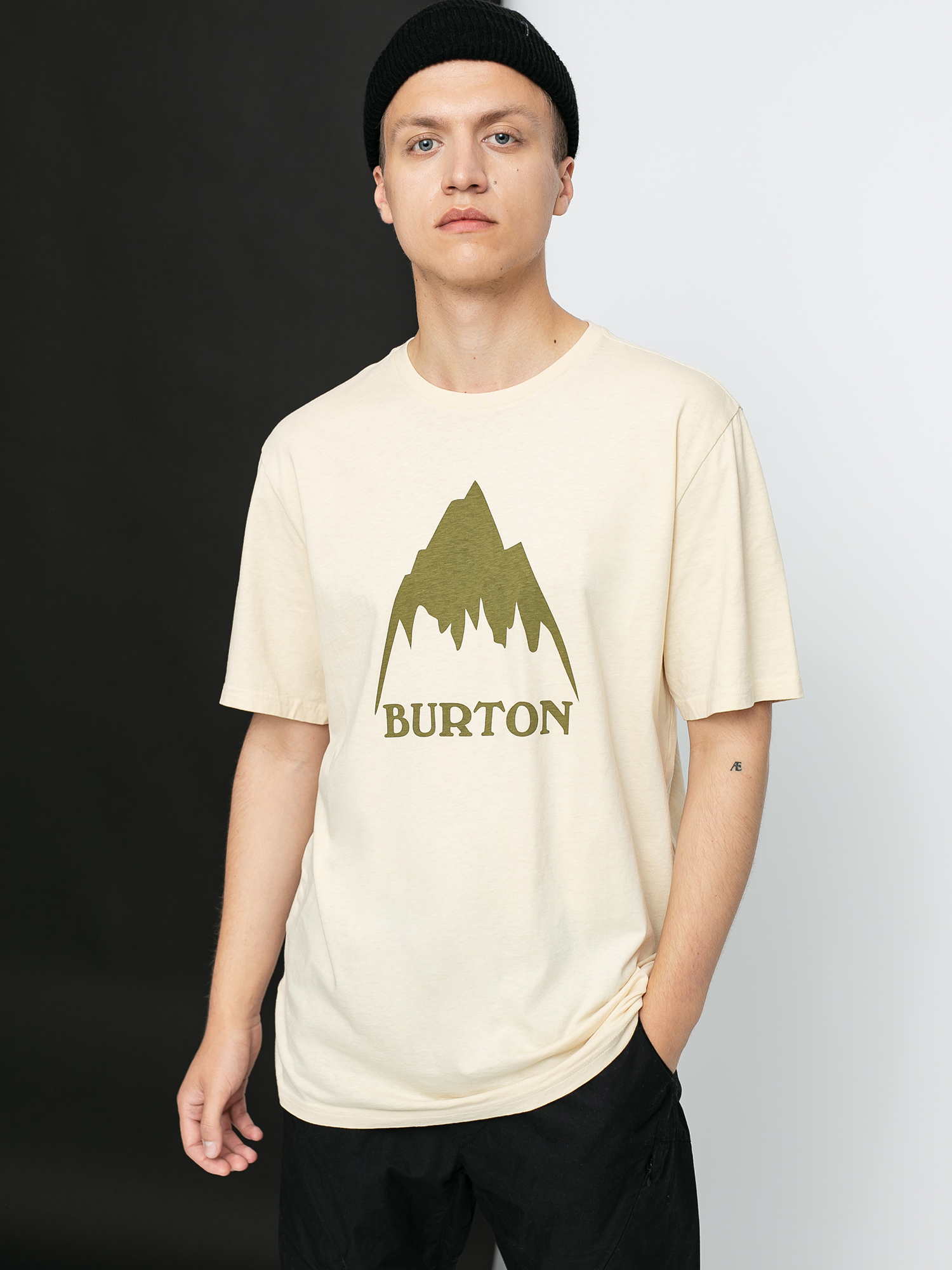 T-shirt Burton Classic Mountain High (creme brulee)