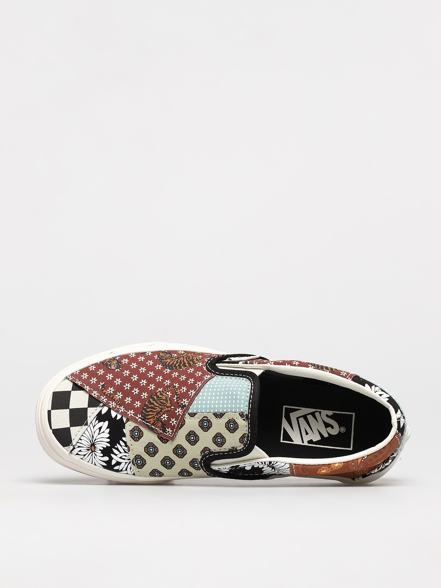 Buty Vans Classic Slip On (tiger patchwork/blktrwht)