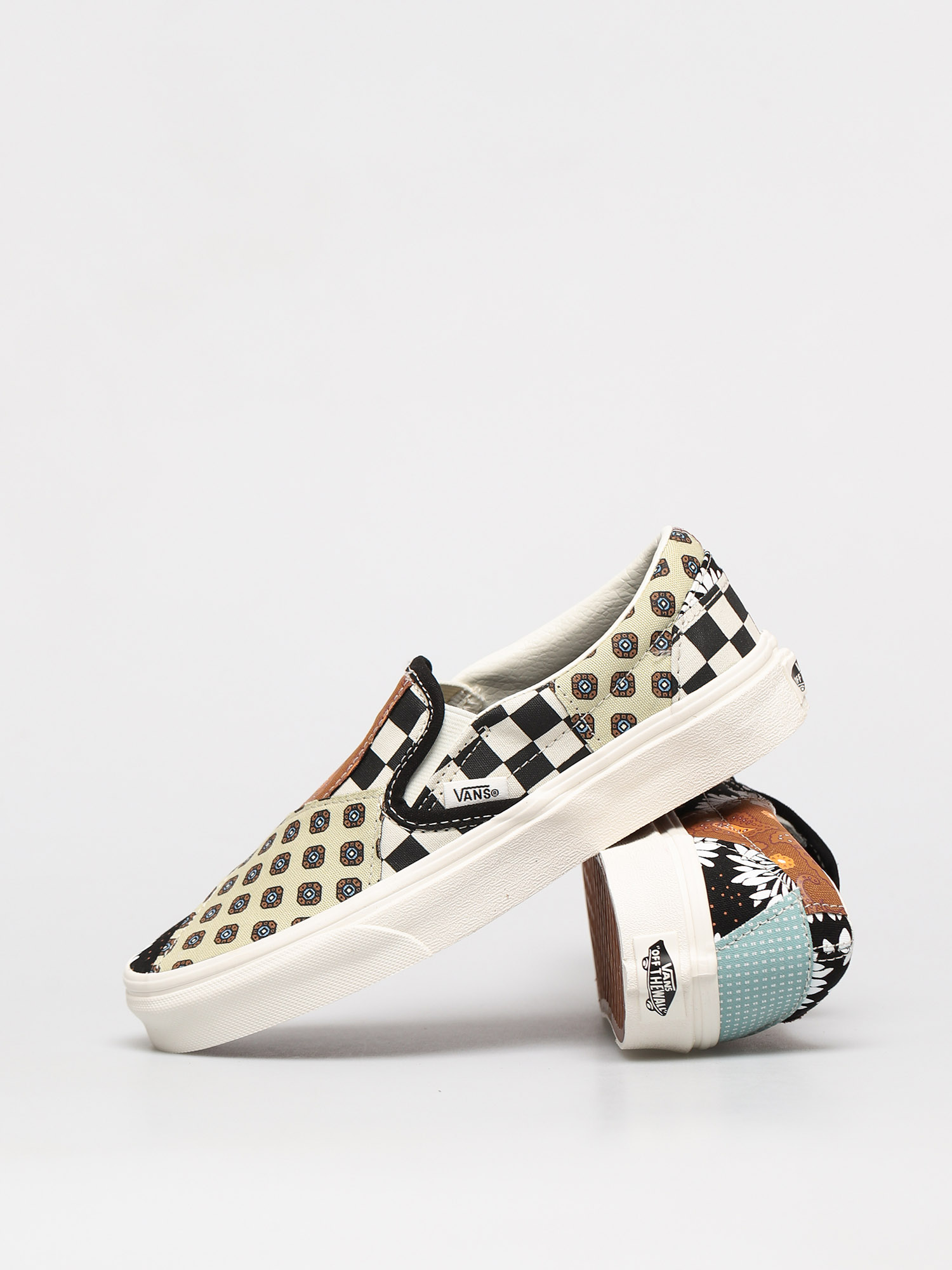 Buty Vans Classic Slip On (tiger patchwork/blktrwht)