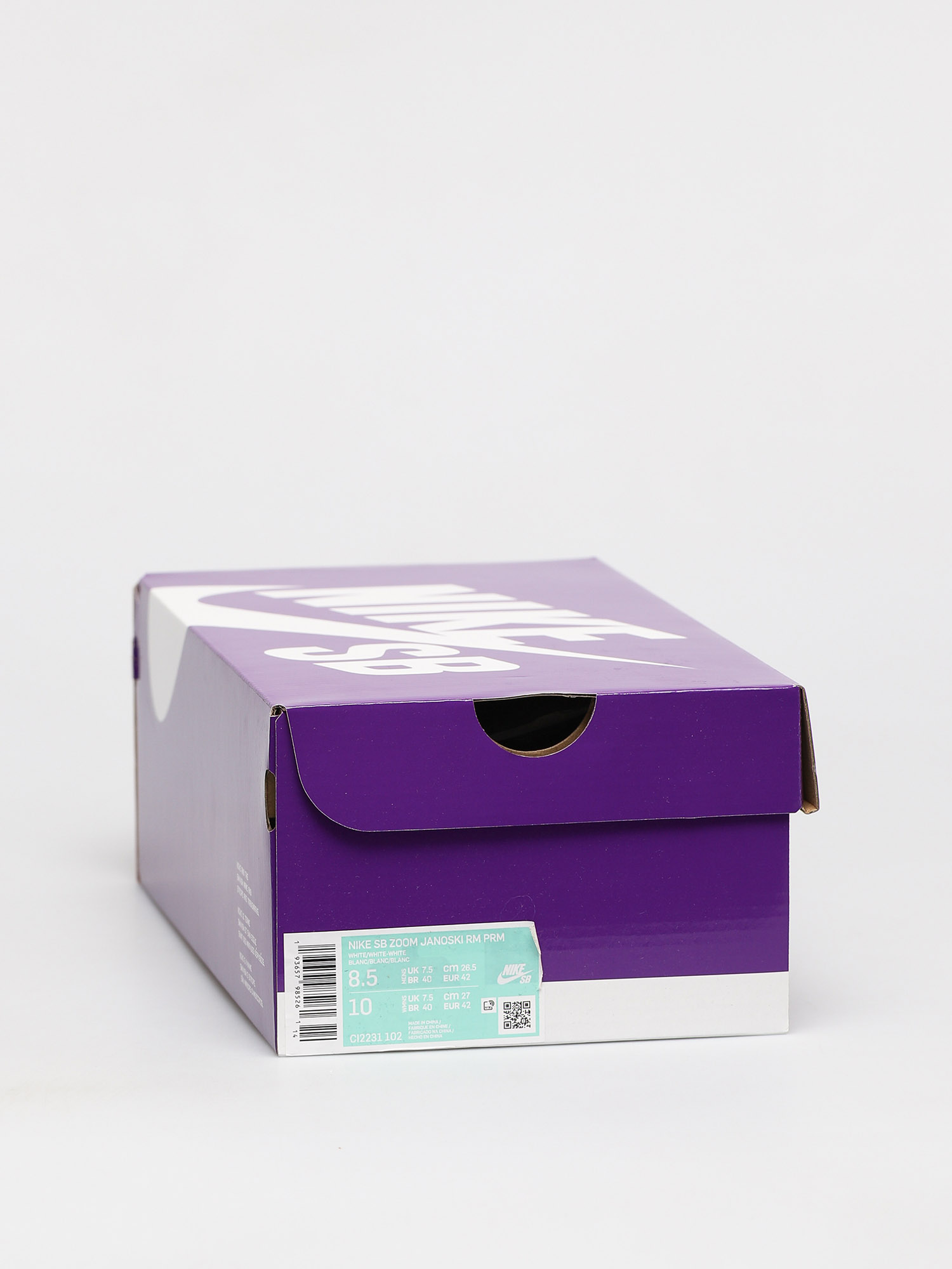 Buty Nike SB Zoom Stefan Janoski Rm Premium (white/white white)