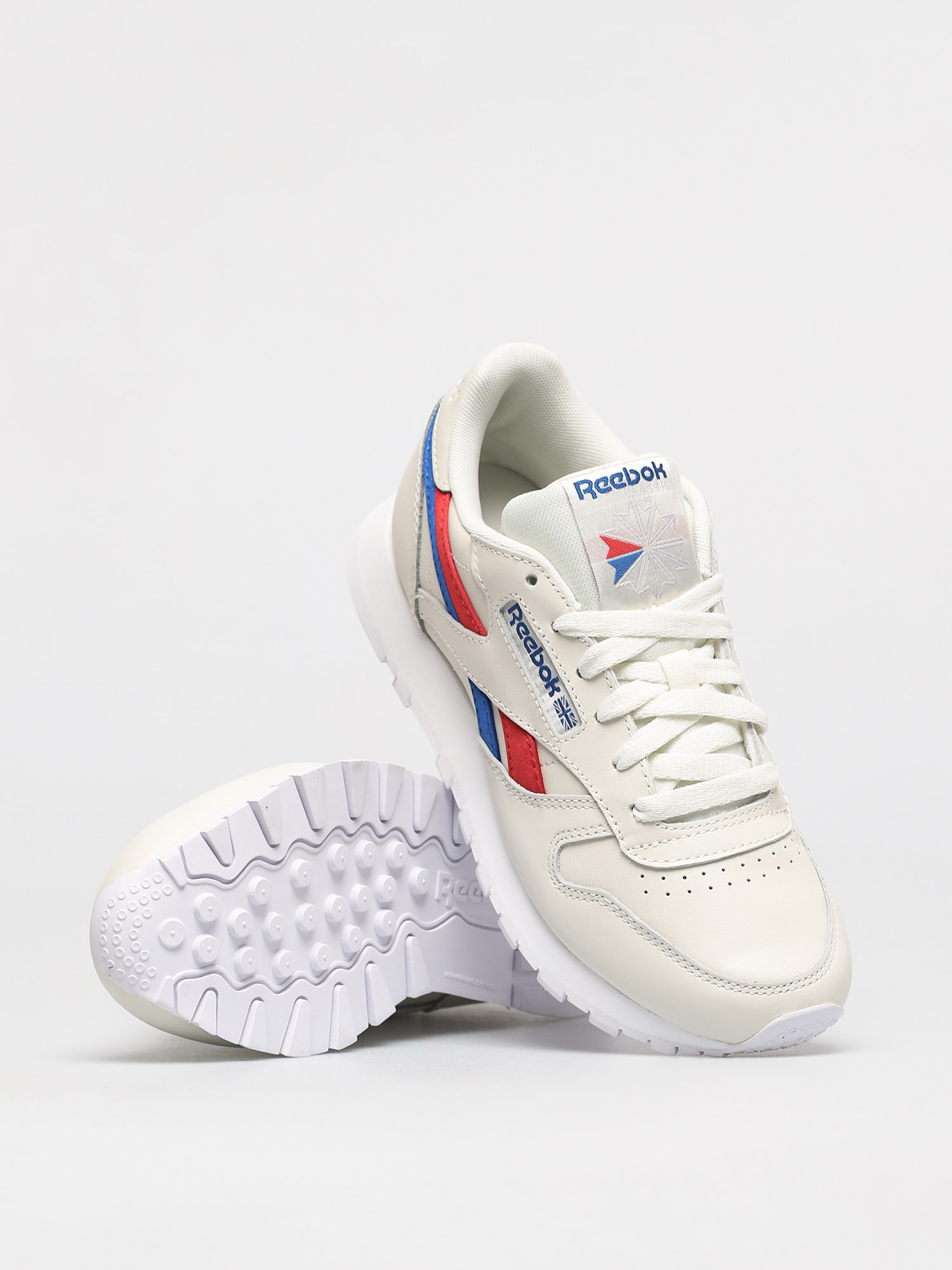 Buty Reebok Classic Leather Wmn (chalk/vecred/vecblu)