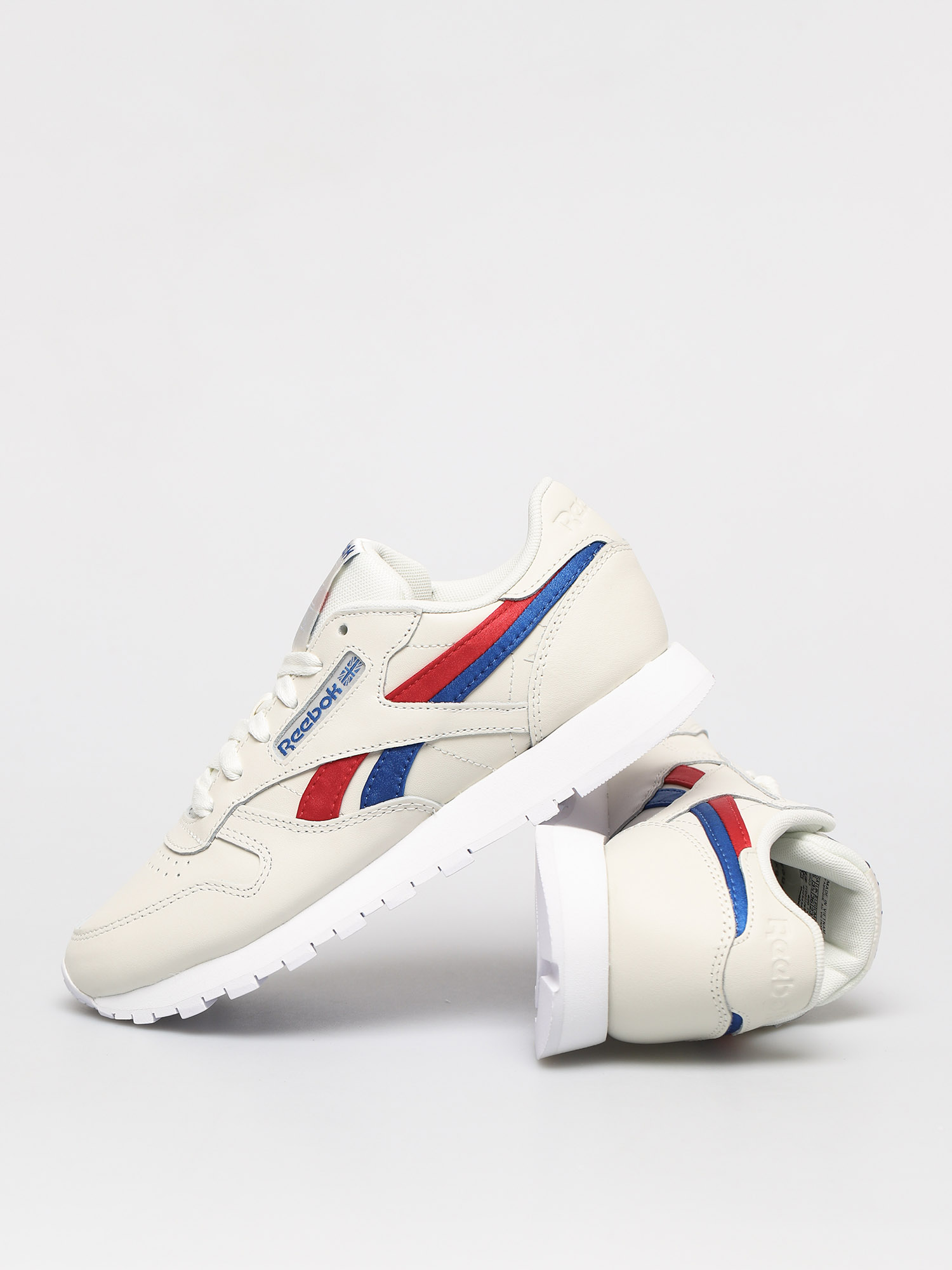 Buty Reebok Classic Leather Wmn (chalk/vecred/vecblu)