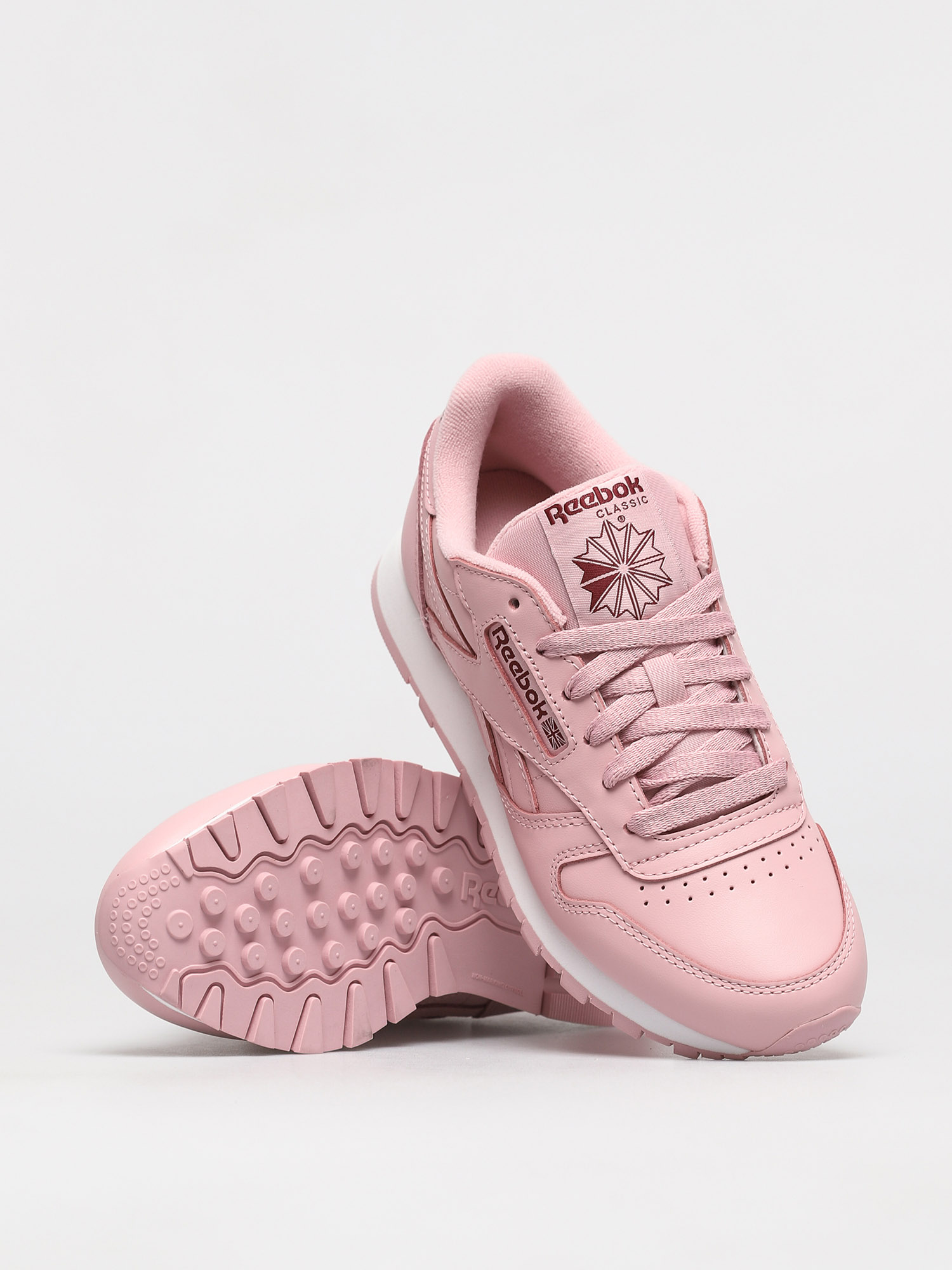 Buty Reebok Classic Leather Wmn (clapnk/white/merlot)