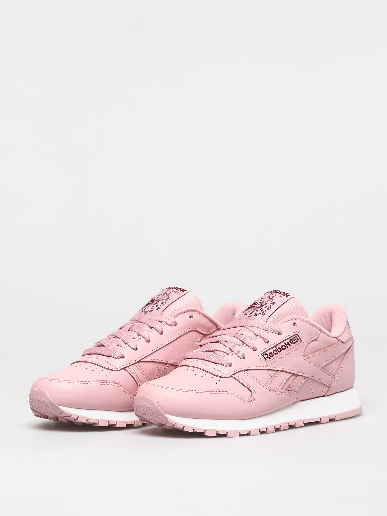 Buty Reebok Classic Leather Wmn (clapnk/white/merlot)