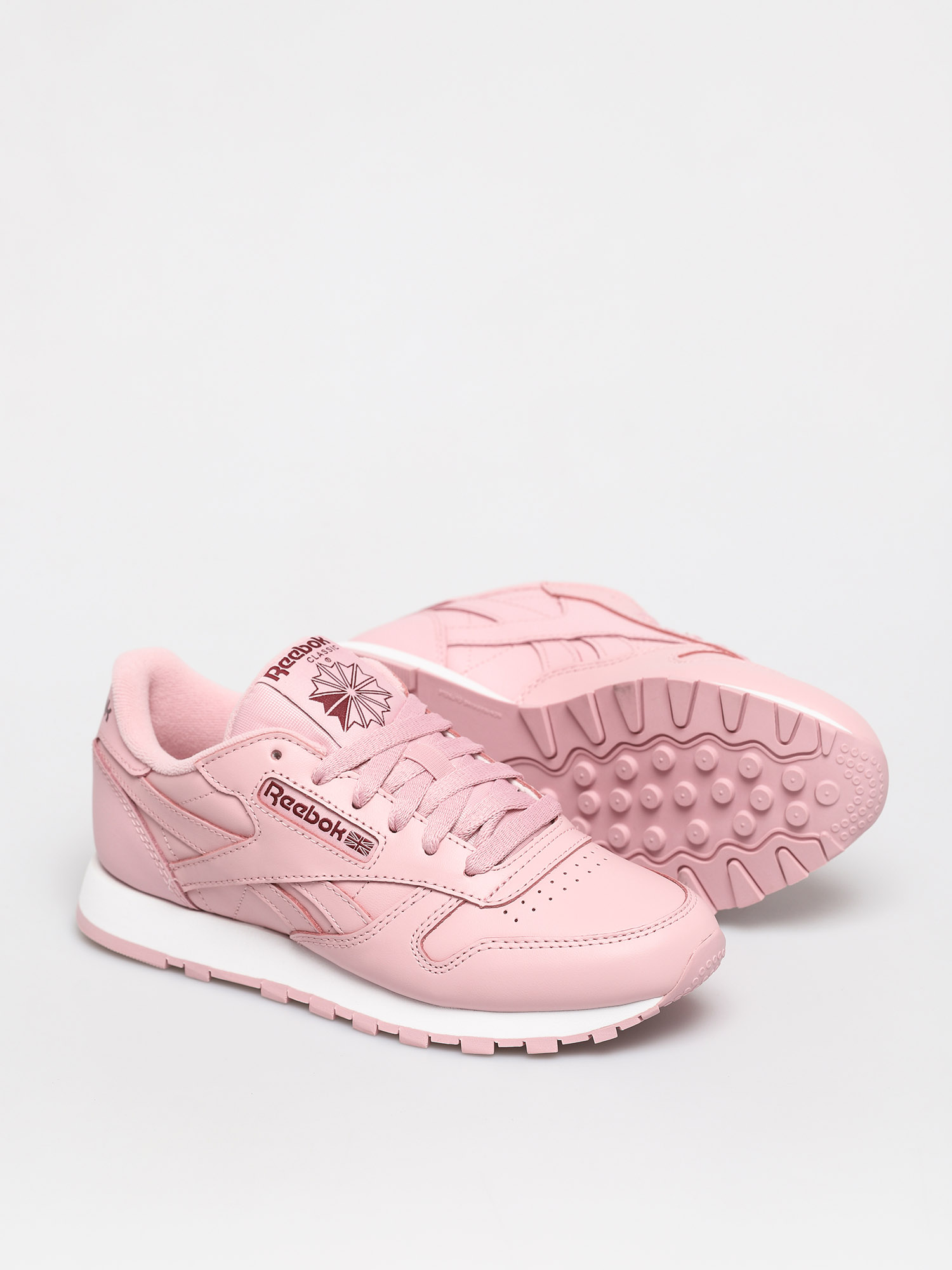 Buty Reebok Classic Leather Wmn (clapnk/white/merlot)