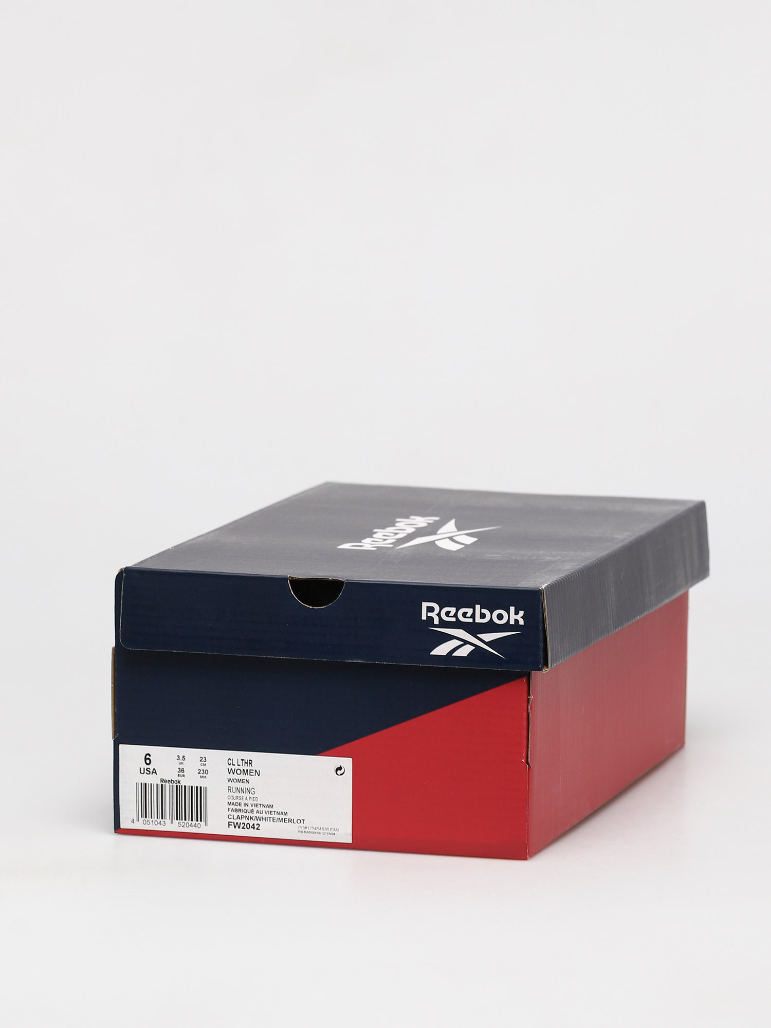 Buty Reebok Classic Leather Wmn (clapnk/white/merlot)