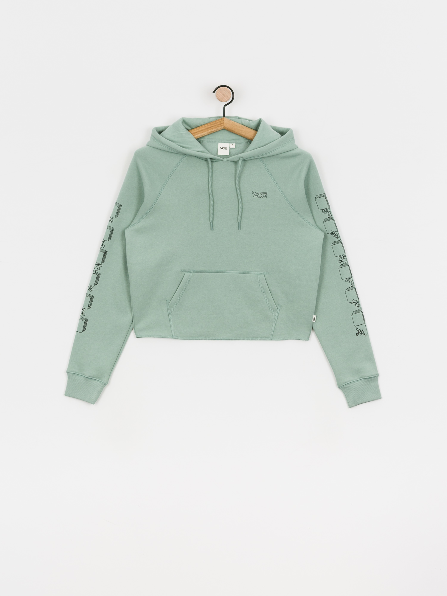 Bluza z kapturem Vans Heart Lizzie Versa HD Wmn (blue surf)