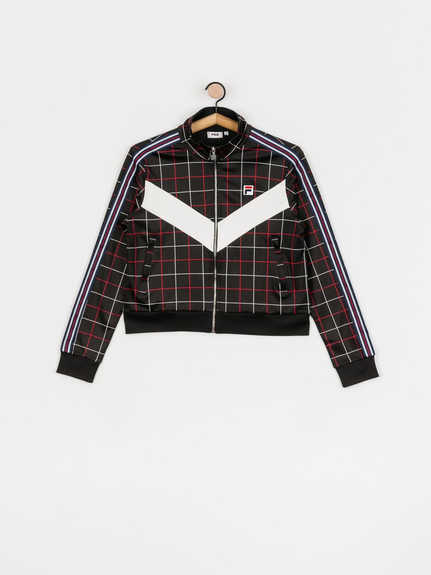 Bluza Fila Winta Wmn (black check allover/blanc de blanc)