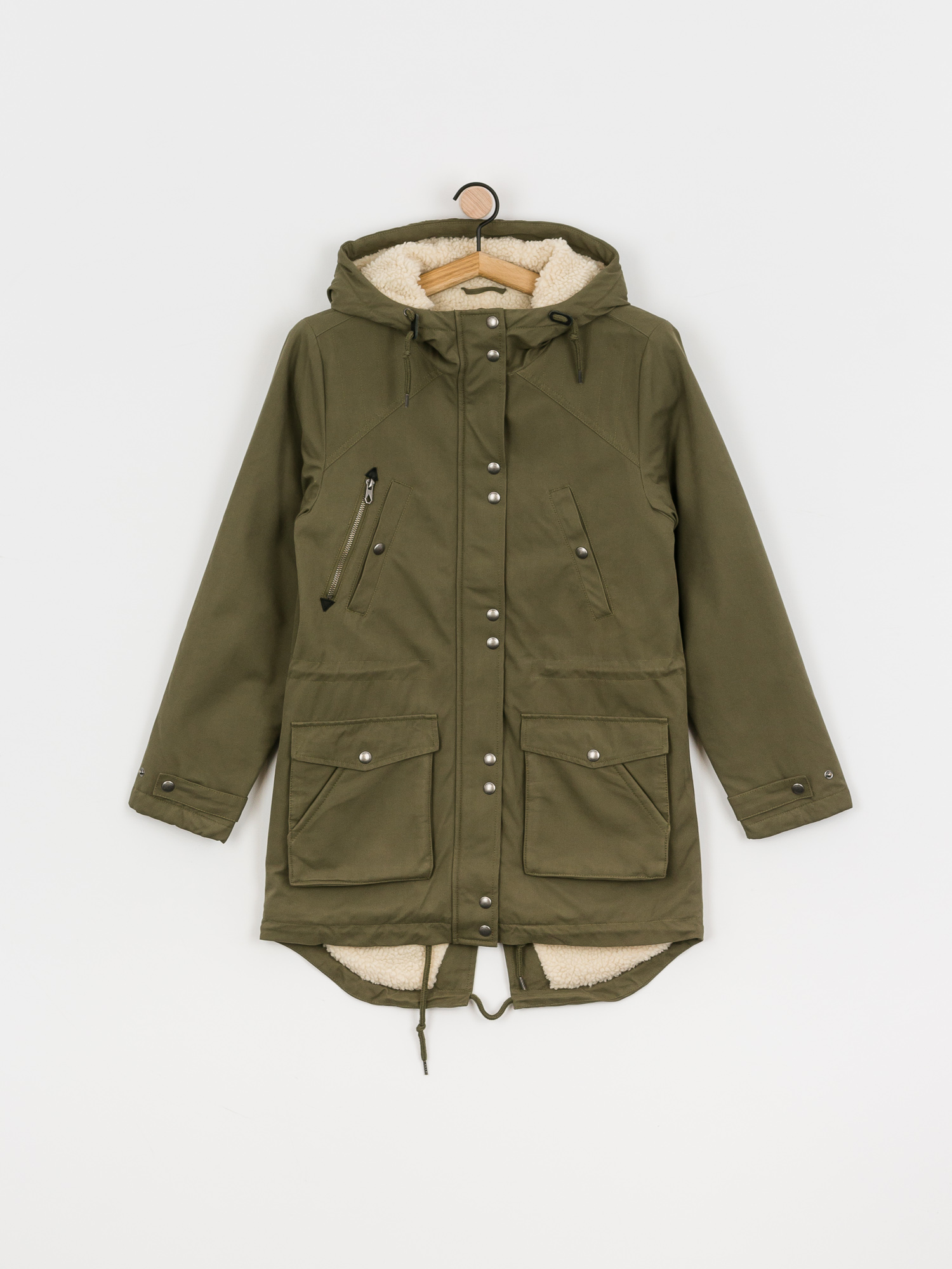 Kurtka Volcom Walk On By 5K Parka Wmn (olive)