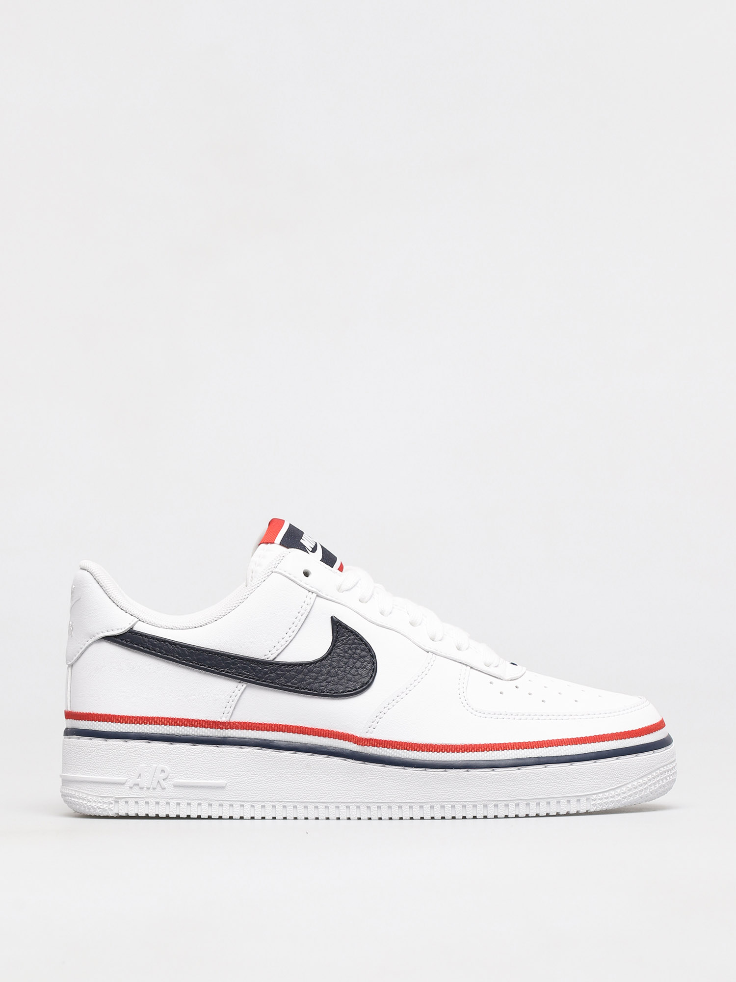 Buty Nike Air Force 1 07 Lv8 (white/obsidian habanero red)