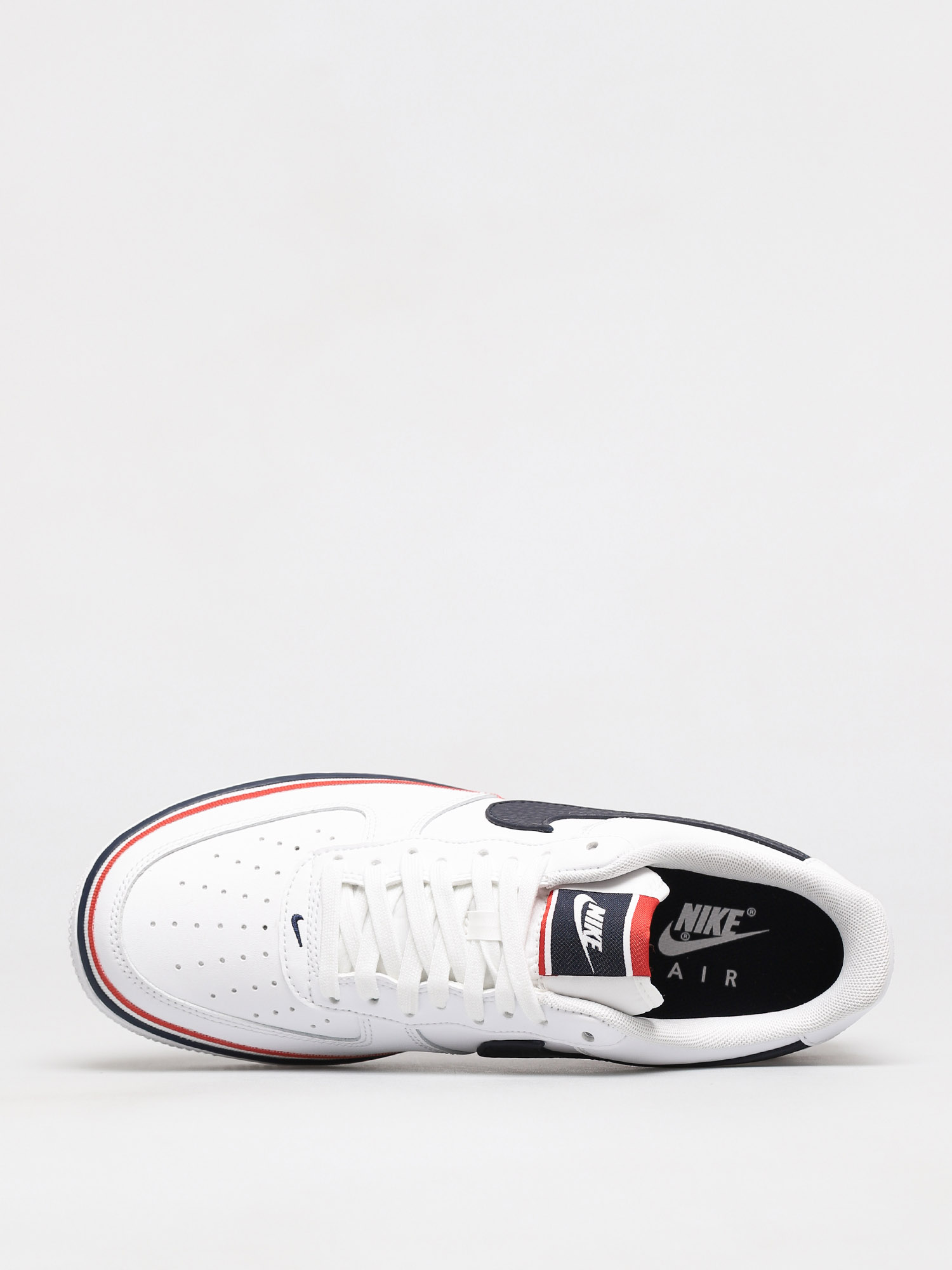 Buty Nike Air Force 1 07 Lv8 (white/obsidian habanero red)