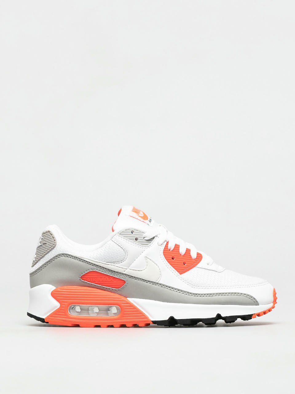 Buty Nike Air Max 90 (white/white hyper orange lt smoke grey)